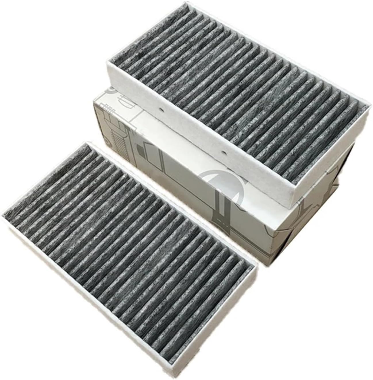 2Pcs A1668307201 Or A1668300318 Car Filter Air Conditioner | Compatible With X166 W166 GL350 400 450 GLE250d GLE300 320 GLS500