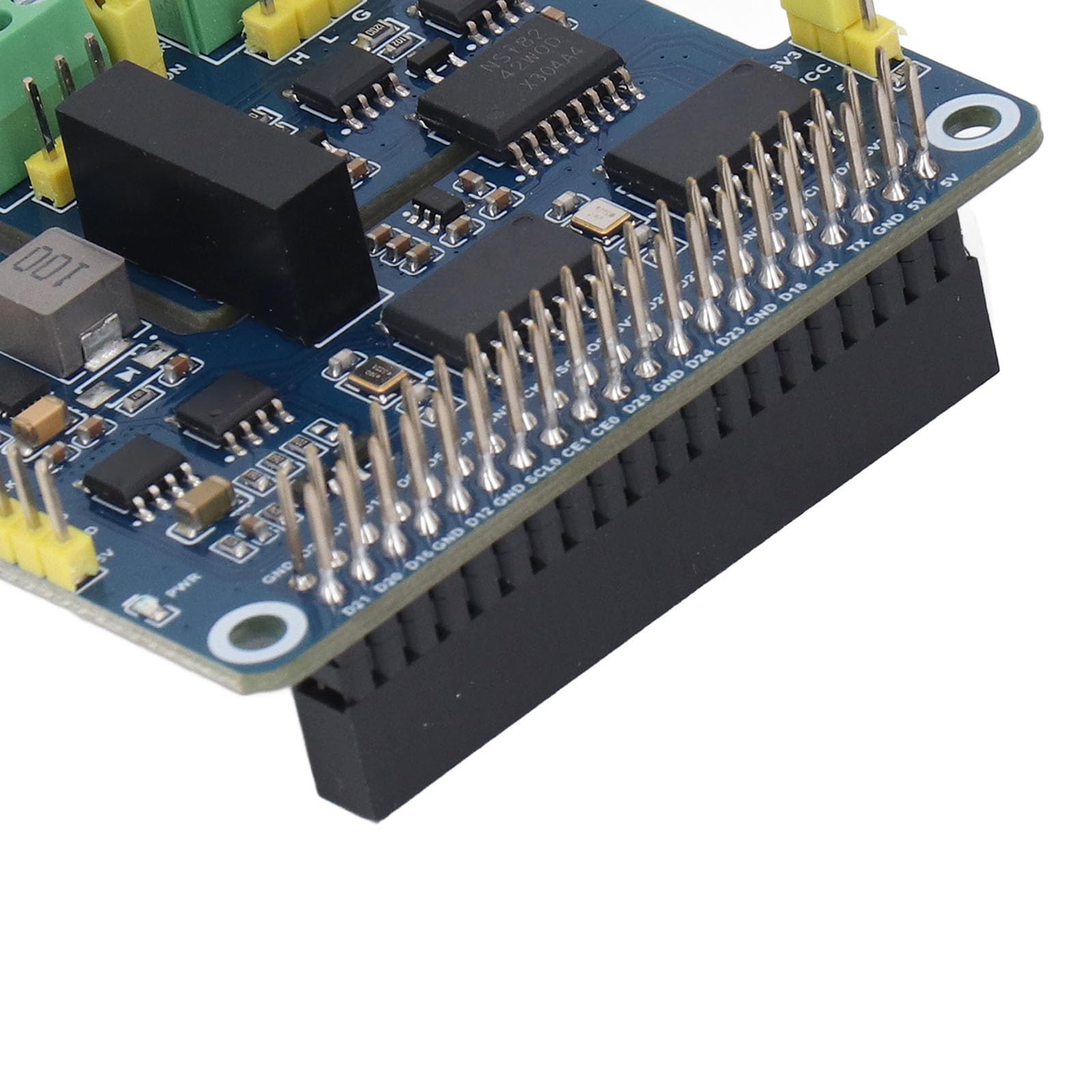 HAT di Espansione Bus CAN Isolato a 2 per 5 4B 3B+, MCP2515+SN65HVD230 Modulo CAN a Doppio Chip con Interfaccia SPI con Resistenza di Terminazione da 120 Ω di Isolamento 'alimentazione