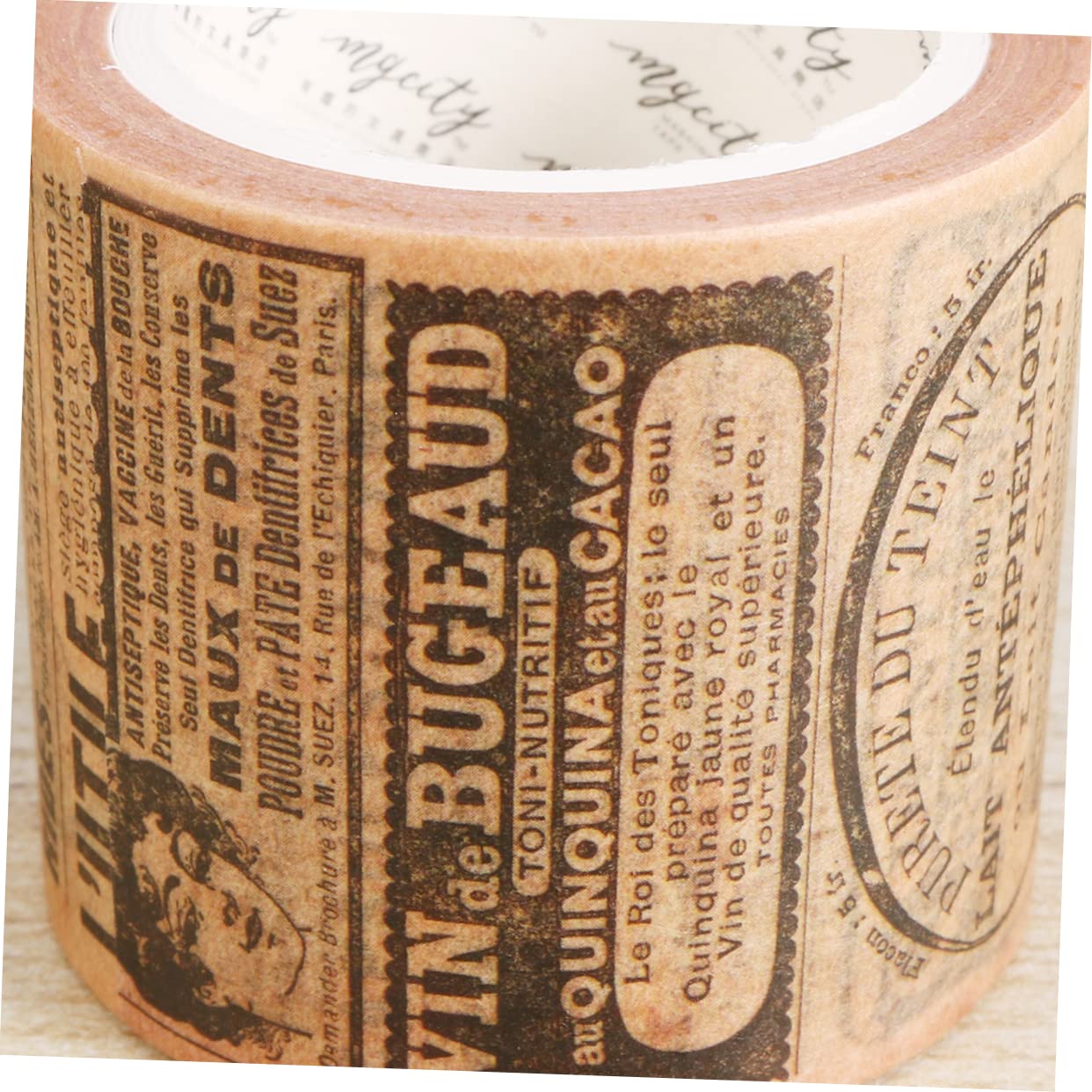 Nastro Washi Gotico Retrò per Diario DIY e Scrapbooking | Carta Giapponese, Aspetto Colorato, per Stationery e Craft, Stile Elegante e Fashion