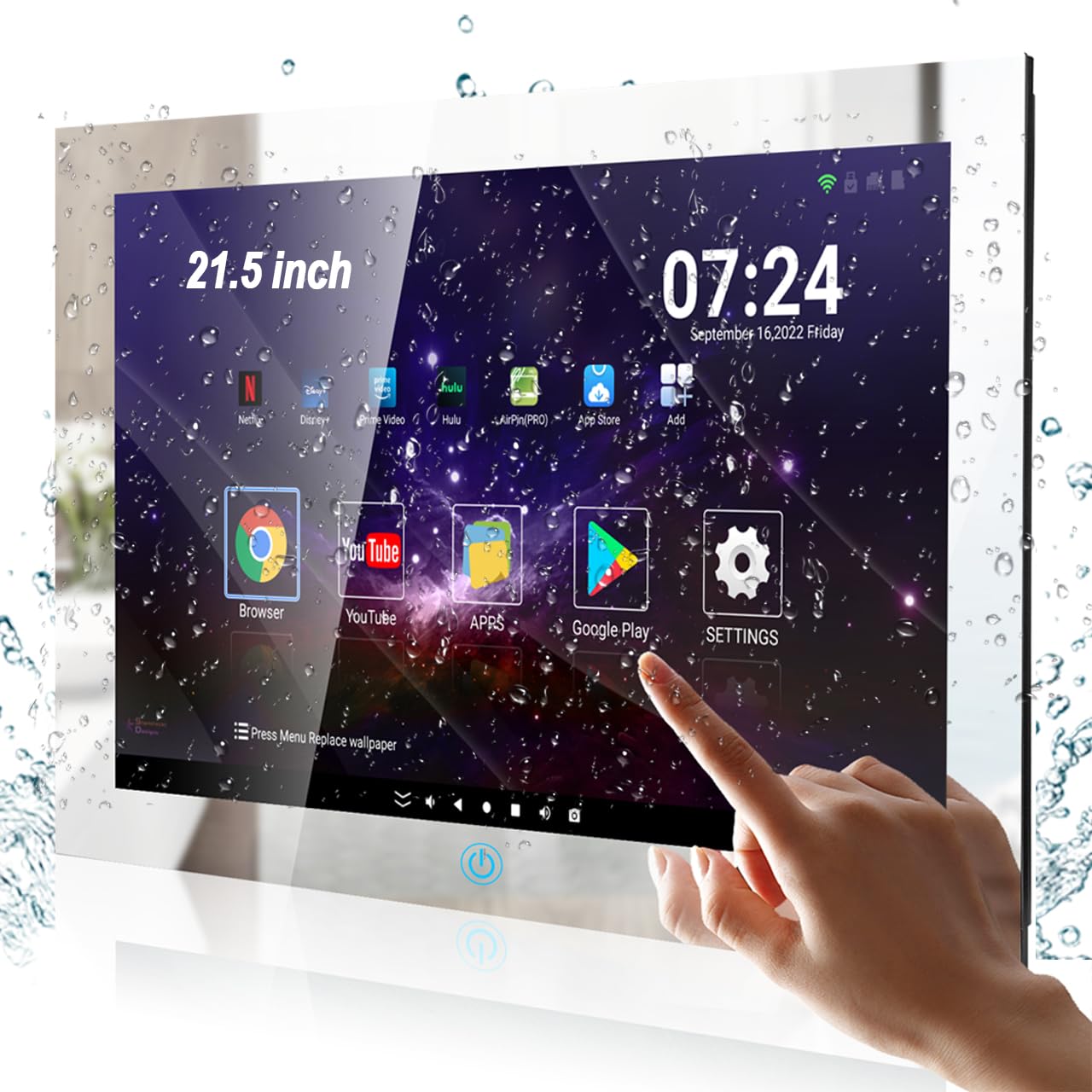 Haocrown 21.5 Touch Screen Mirror TV