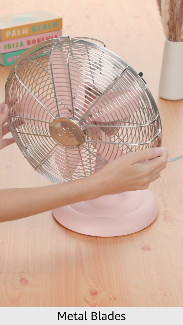 マーキュリー メタルデスクファン ピンク マーキュリー メタルデスクファン ピンク