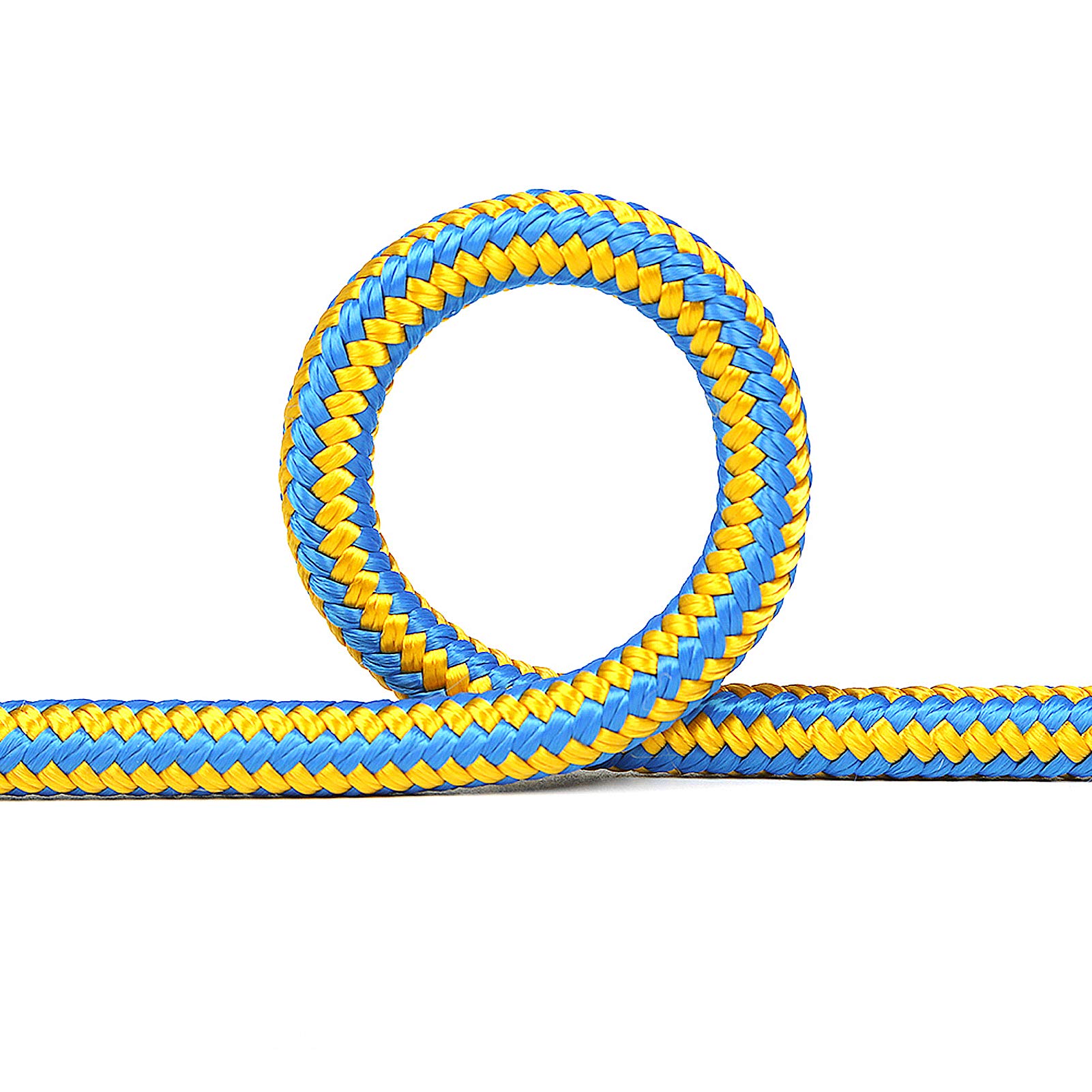 Cuerda de Nailon de Alta Resistencia, Cuerda estática de 11,5 mm for máquinas de Trabajos aéreos de Exterior, 3200 kg, 10-60 Metros