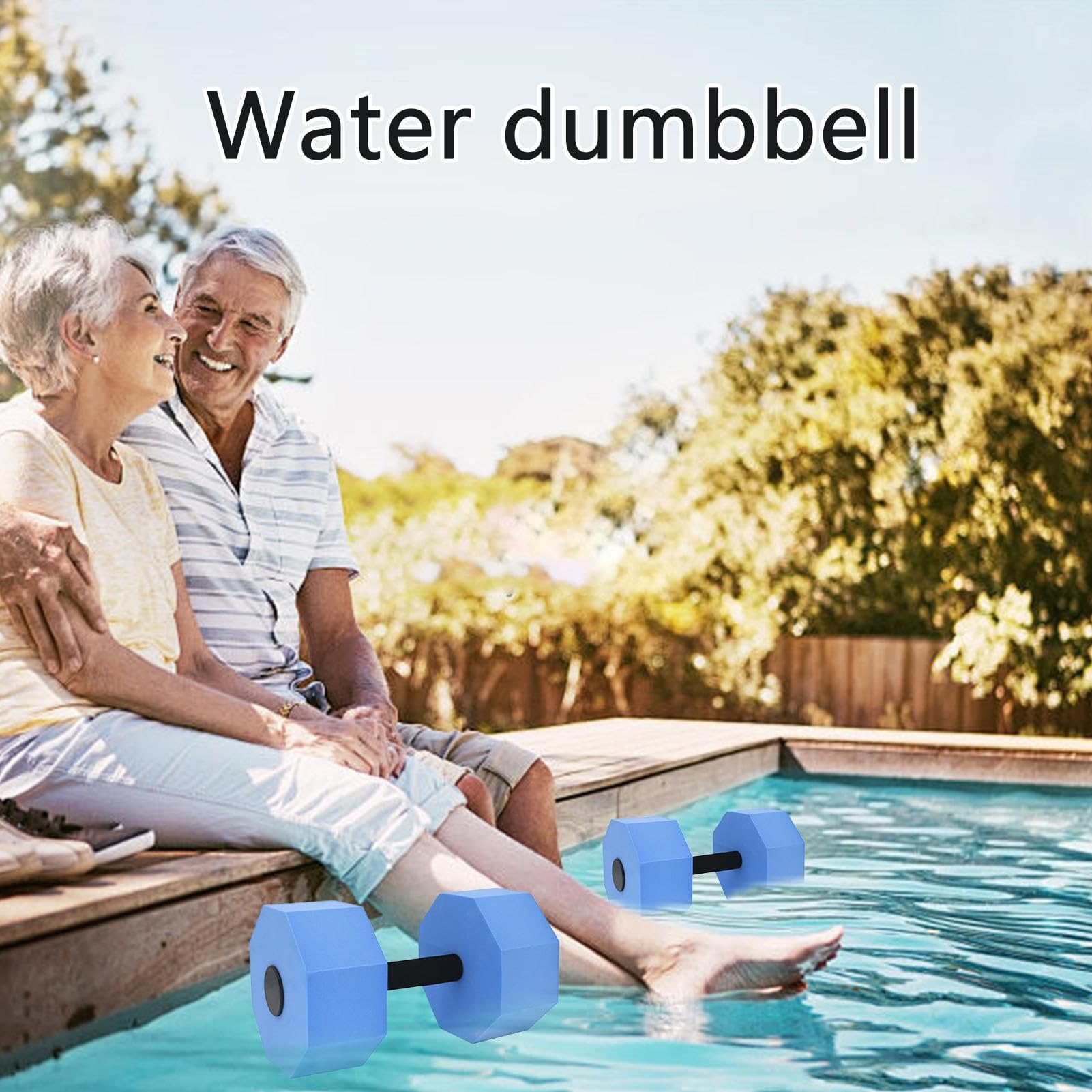 Manubri Acquatici, 1 Par di Pesi in Schiuma per Esercizi in Piscina, Attrezzatura Aerobica Ad Alta Densità Leggera Per Allenamento Indoor Bambini E Dimagrimento