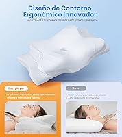 Vista 2 de Almohada refrescante de alivio ultra del dolor para soporte del cuello, almohada cervical ajustable para dormir cómodamente, almohadas ergonómicas