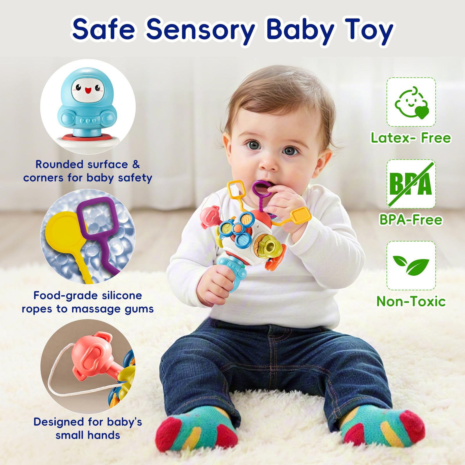 Cube Occupé 6 En 1, Jouets Montessori Pour Tout-petits, Avion, Voiture, Jouet De Voyage, Activité Sensorielle, Planche Occupée, Jouets éducatifs D'apprentissage Pour Enfants