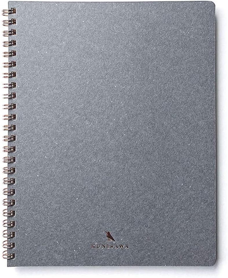 kunisawa IVR-05 Ring Notebook, B4, Dot Grid, 80 Sheets, The Executive Indigo
