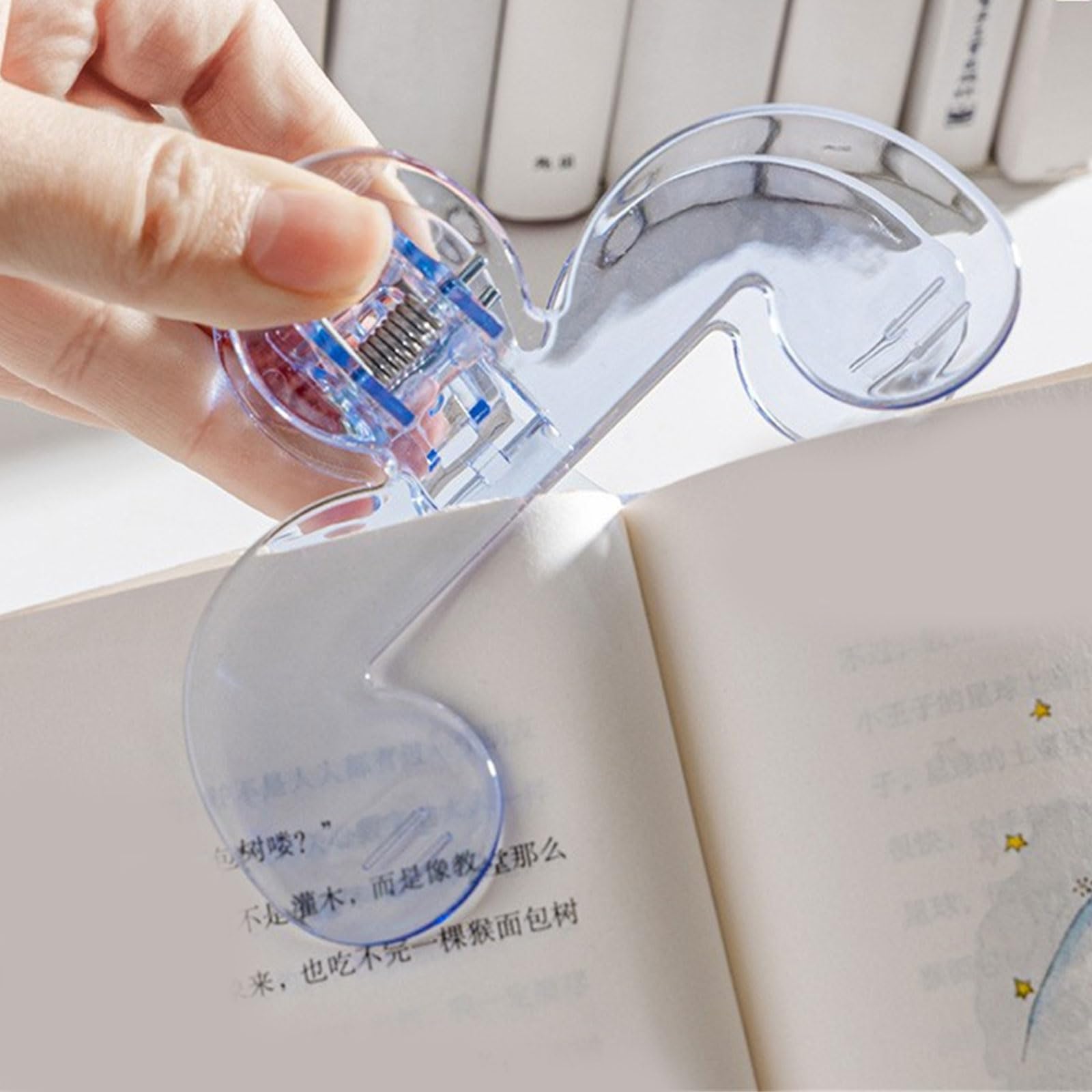Amazon.com: HUJIUTUO Transparent Book Holder with 12 Degree for