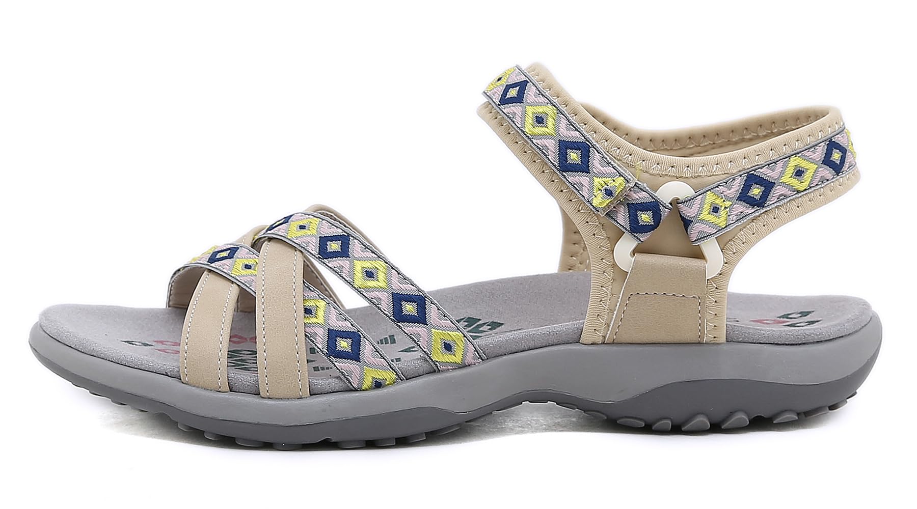 Meik Mangni Sandalias Deportivas Mujer Sandalias de Punta Descubierta Verano Sandalia de Trekking