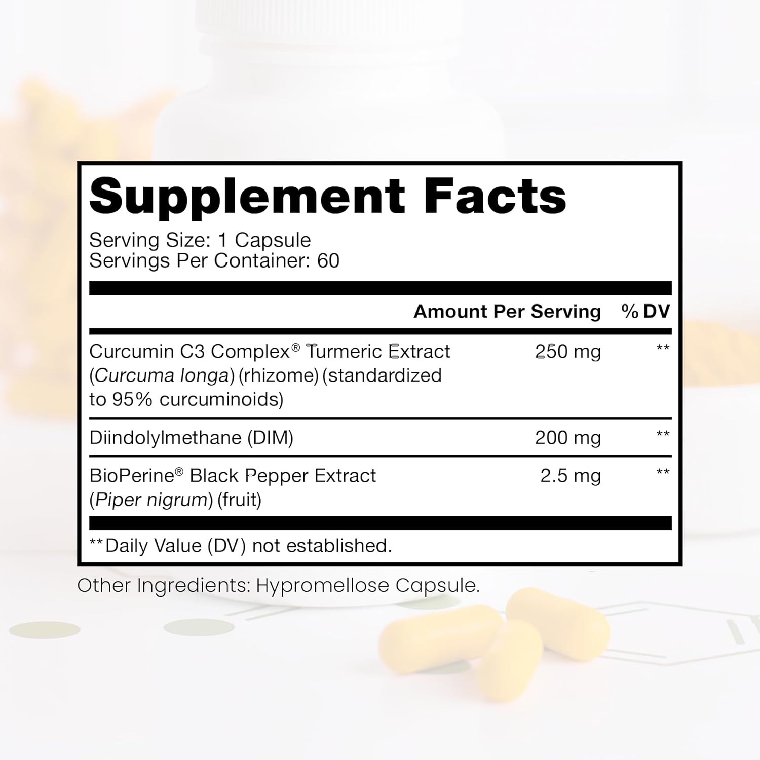 Pure Therapro Rx DIM 3+ | 60 Vegan Caps - 2 Month Supply | DIM, Curcumin & BioPerine, Supports Healthy Estrogen Metabolism in Men & Women, Antioxidant & Detoxification Support, Pharmaceutical Grade - Image 2