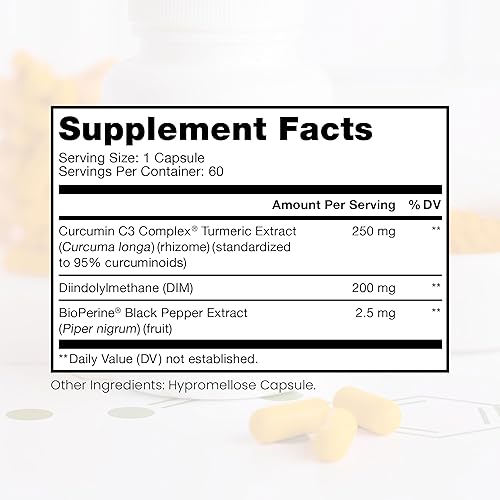 Miniatura 2 de Pure Therapro Rx DIM 3+ | 60 cápsulas veganas - Suministro de 2 meses | DIM, curcumina y bioperina, apoya el metabolismo saludable del estrógeno en