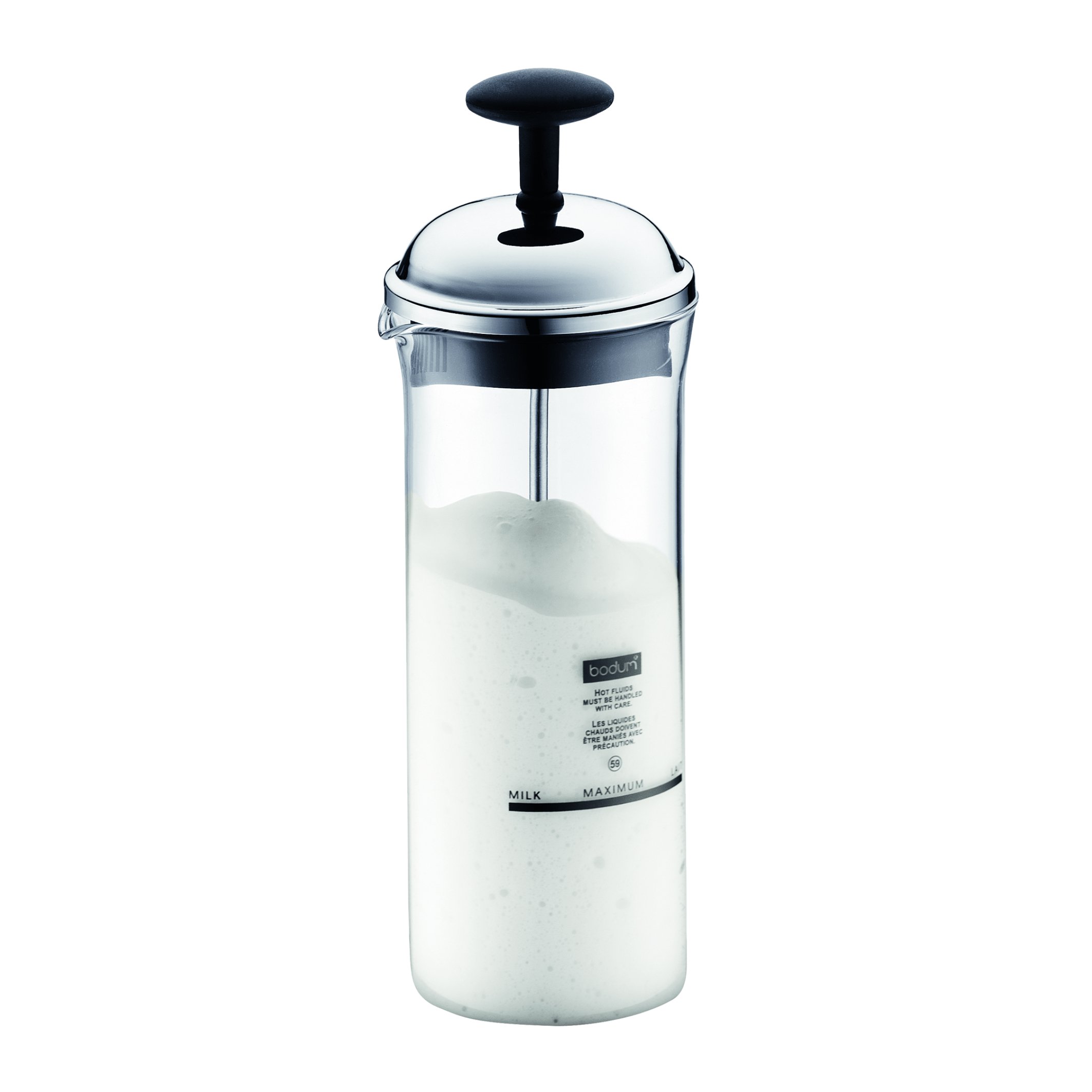 Bodum Chambord Milk Frother, Medium, 5-Ounce, Chrome by Bodum
