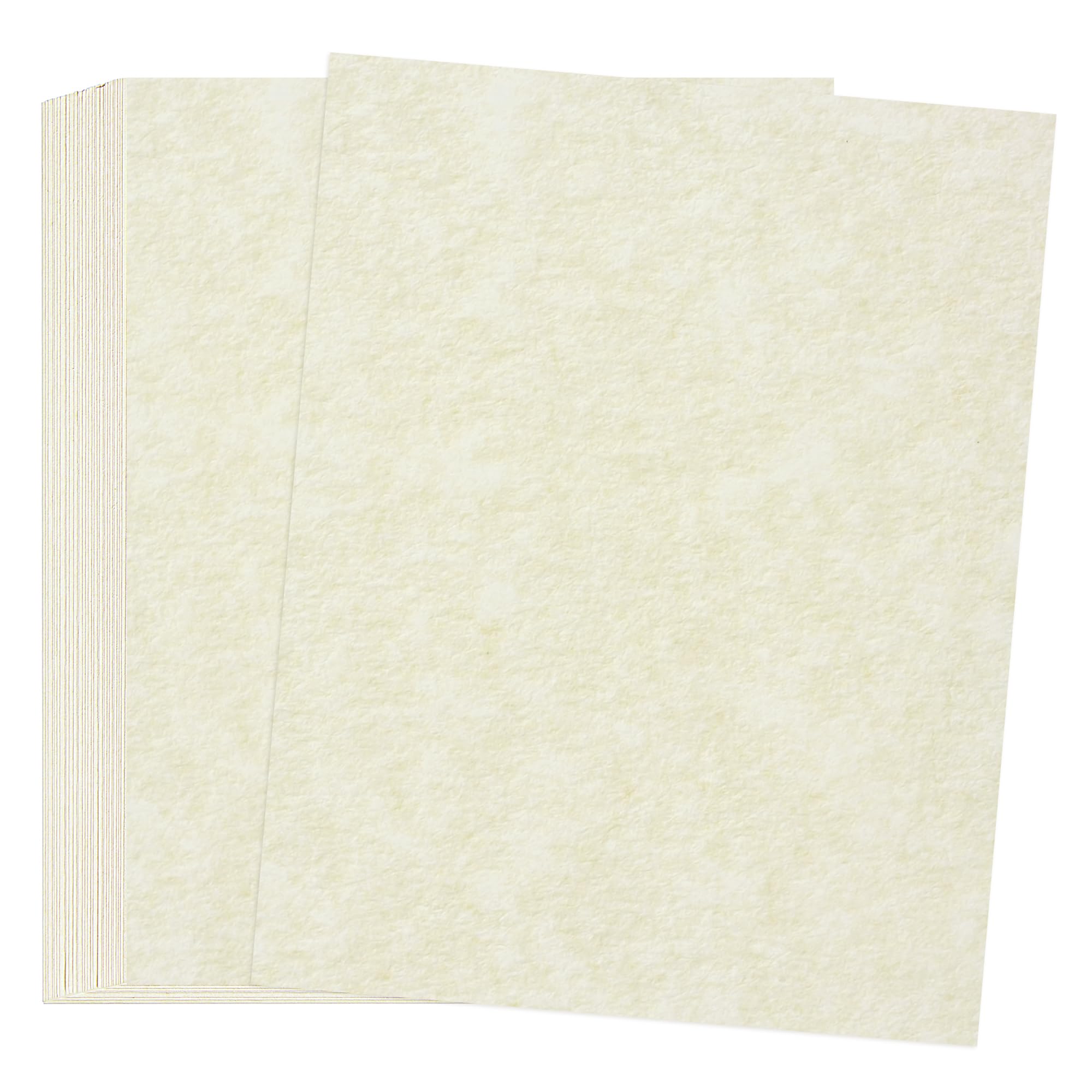 30 Sheets Parchment Paper - Creamy White 8.5” x 11” Letter Size Parchment Card Stock 65lb Heavyweight Paper Thick Vintage Paper for Certificate, Crafts, Business Cards, Invitations PAP04CW