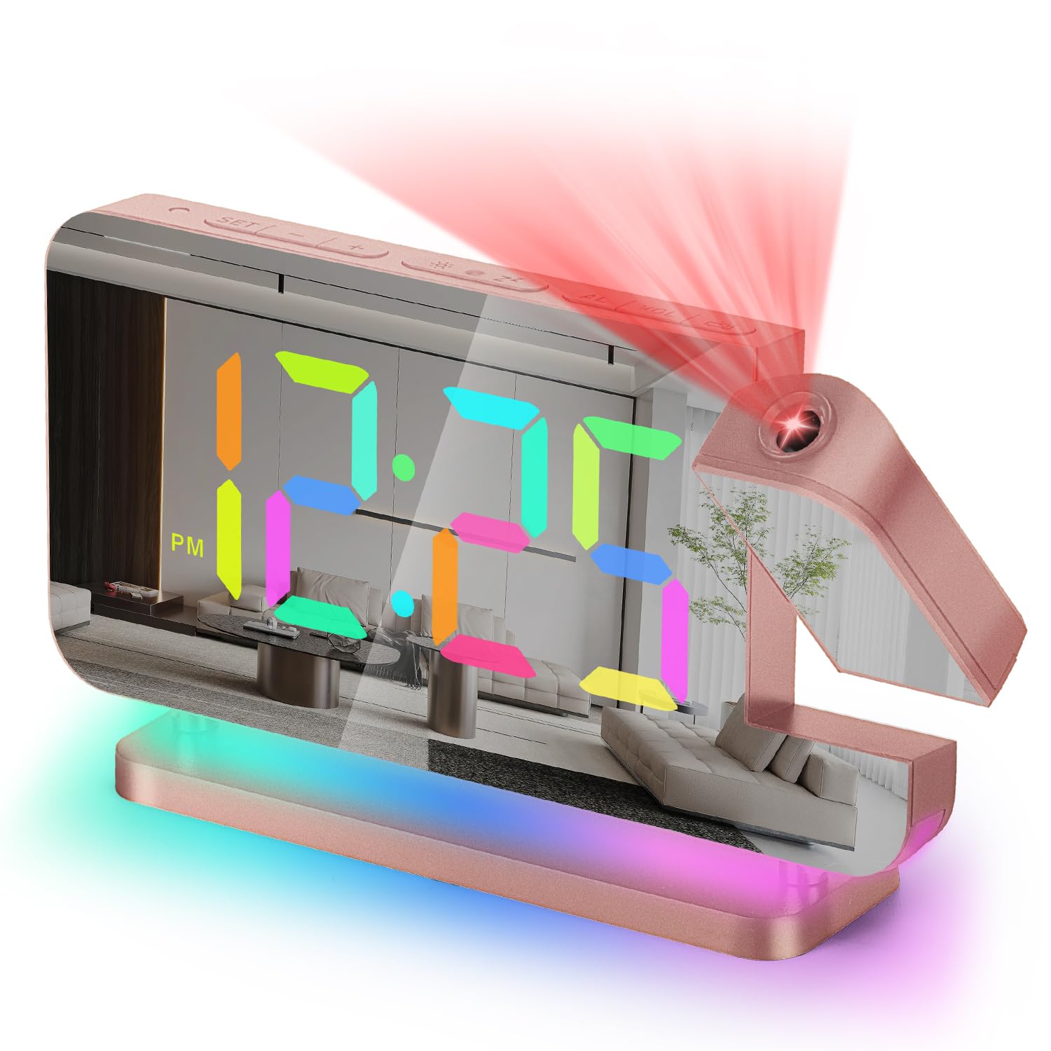 Poeroa Projector Alarm Clock