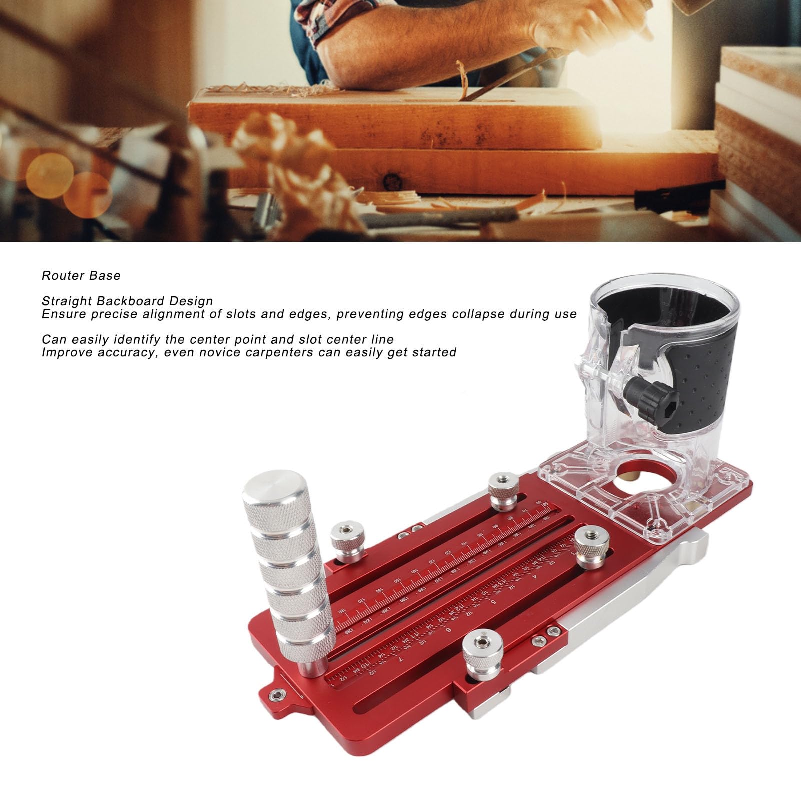 Legno Router Fresatrice Scanalatura Guida Base