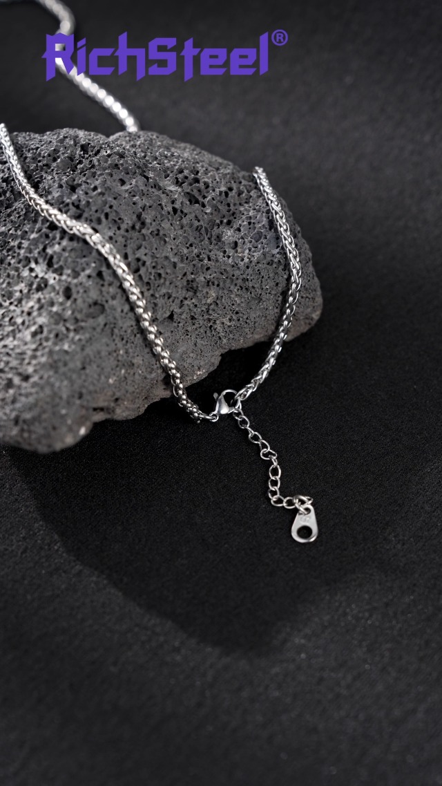 PROSTEEL Collana Uomo Con Ciondolo Stella Di David – Catenina In Acciaio Inossidabile 55+5 Cm Regolabile – Gioiello Ebraico, Idea Regalo Con Scatola - 4