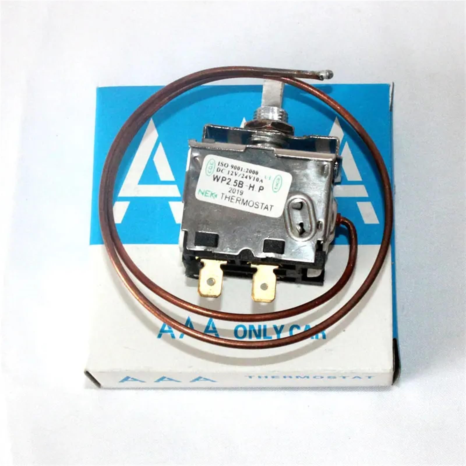 Elektroniczny termostat do klimatyzatora samochodowego A/C, wyłącznik temperatury, sterowanie ABS, akcesoria samochodowe uniwersalny termostat NewAuto AC