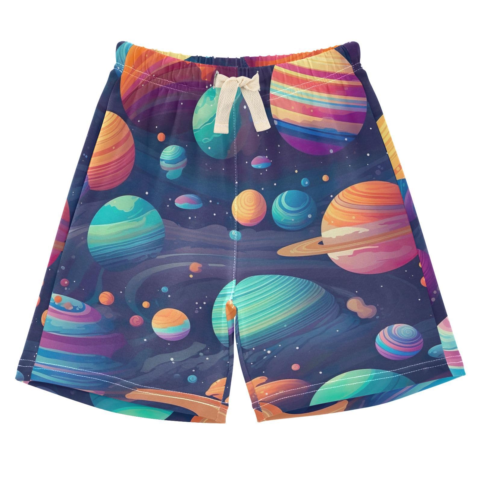 UMIRIKO Baby Shorts Bottoms Space Planet Galaxy Cotton Shorts for Boys Girls 5T 202a0416