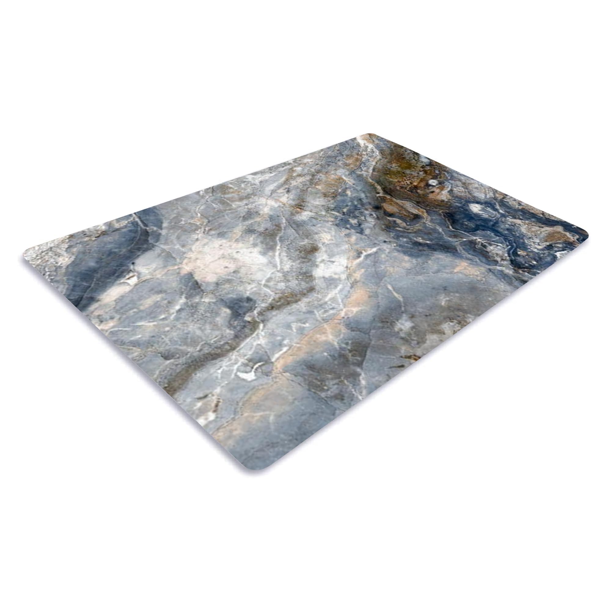 Chopping Board-Catering Cutting Set-Kitchen Board-Glass Worktop Savers-Sink Chopping Board-Large-Worktop Protectors Heat Resistant-Marble Effect Grey (Design 8, 40 x 30 cm (Pack of 1)) — view 28