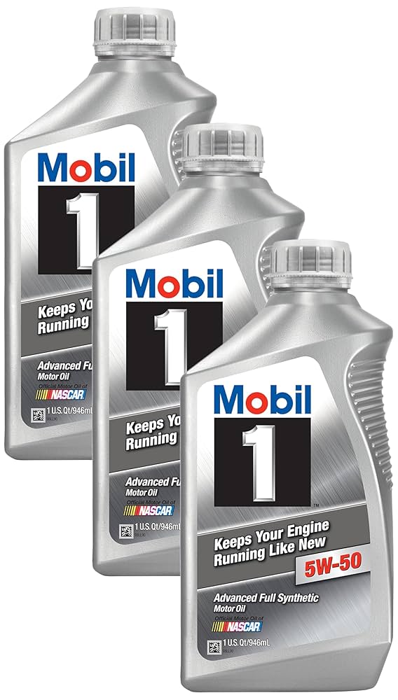 Mobil 1 5W-50 エンジンオイル 1L×3 Amazon | Mobil エンジンオイル モービル1 FS X2 5W-50 SN 化学