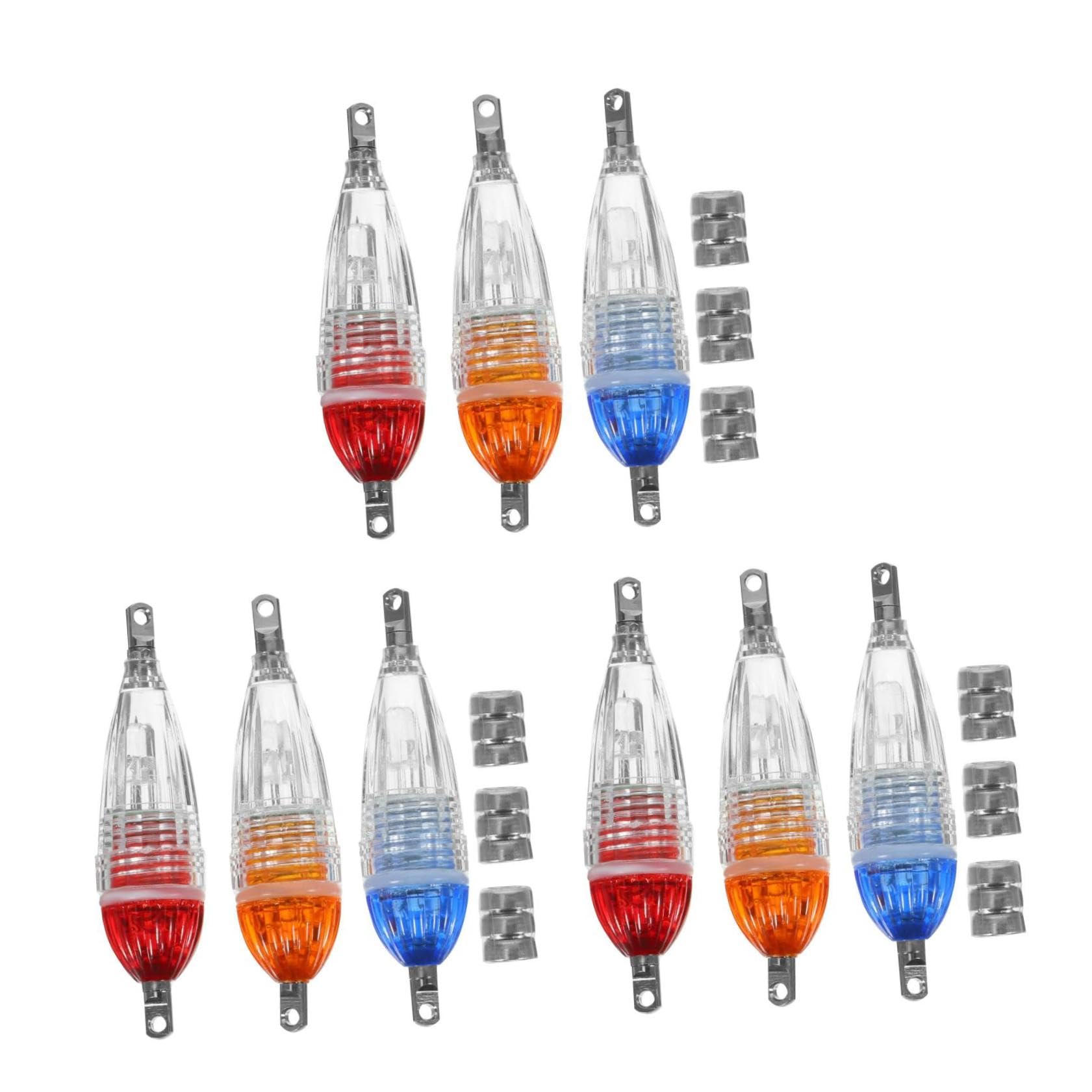 TOYANDONA Flash Led para Señuelos De Pesca Acuario Accesorios De Pesca Luz Nocturna Práctica Luz del Buscador De Peces Luz Led Creativa Pc (Resina De Policarbonato)