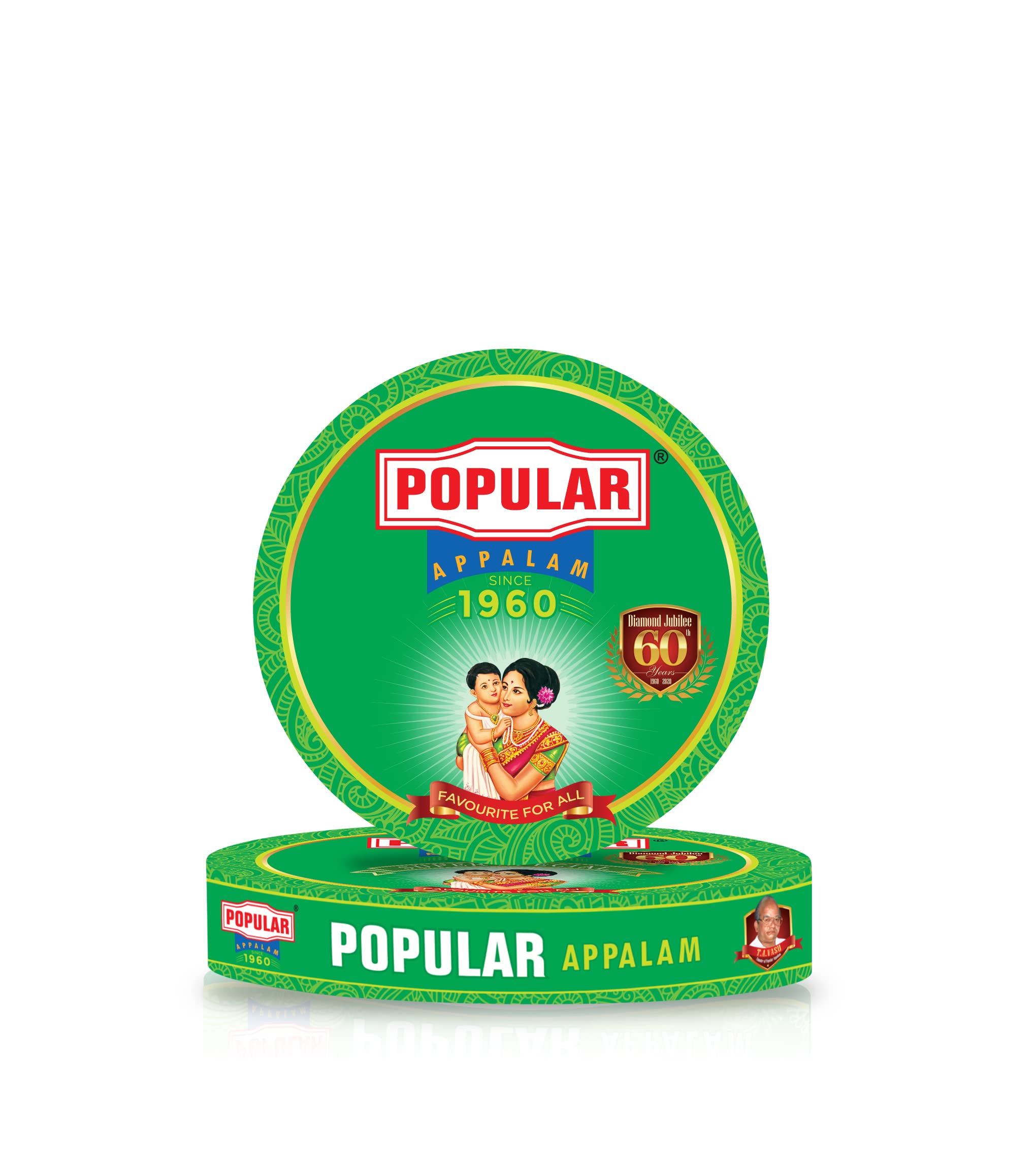 Popular Appalam Extra Special 145G -Pack of 3 (435G)