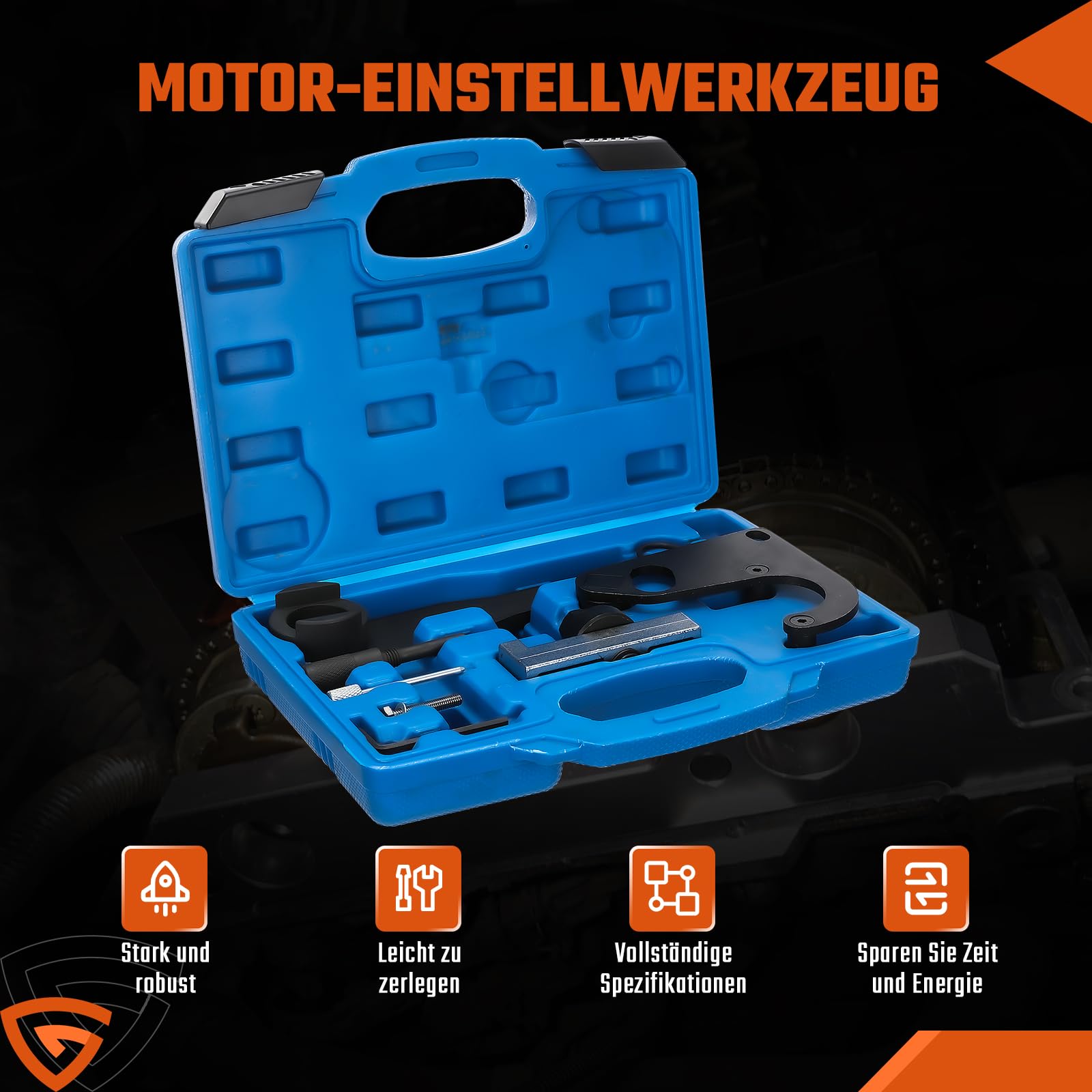 Motor Einstellwerkzeug Satz Kompatibel mit Nissan Kompatibel mit Opel Kompatibel mit Renault 2.0 DCi M9R Dieselmotoren | Nockenwellen Motor Einstellwerkzeug