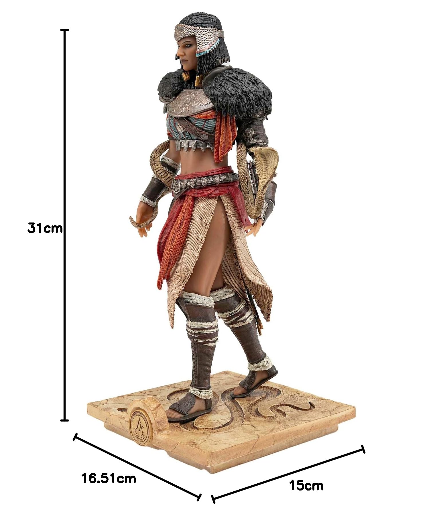 PUREARTS Assassin's Creed AMUNET Statue en PVC à l'échelle 1/8