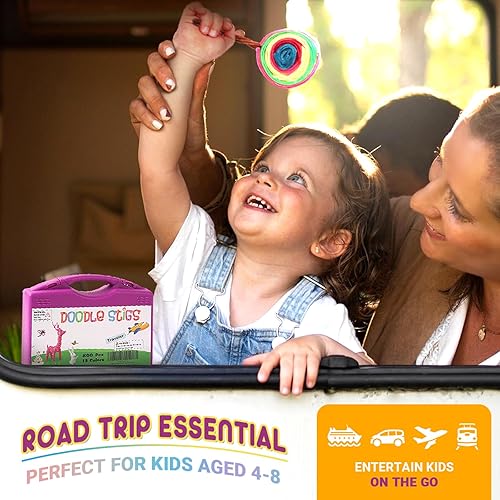 Miniatura 9 de (640 piezas y 1 funda de viaje) varillas de hilo de cera  6 pulgadas, 13 colores neón para niños  Manualidades de bricolaje y suministros para