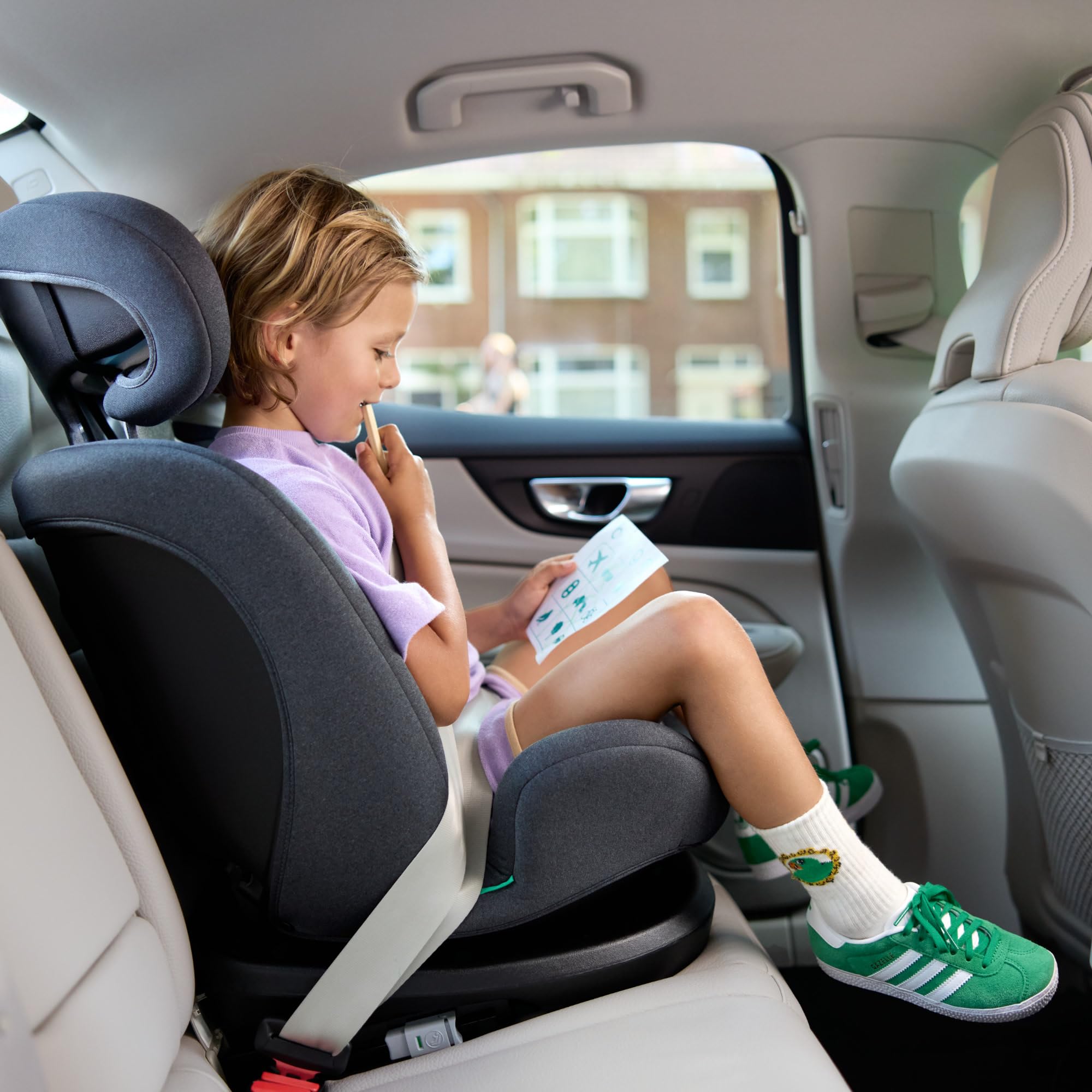 Bebeconfort Ever Fix i-Size Seggiolino Auto 15-36 kg Isofix Gruppo 123 per Bambini dai 15 Mesi ai 12 Anni, Reclinabile 4 posizioni, Protezioni laterali, Tinted Black