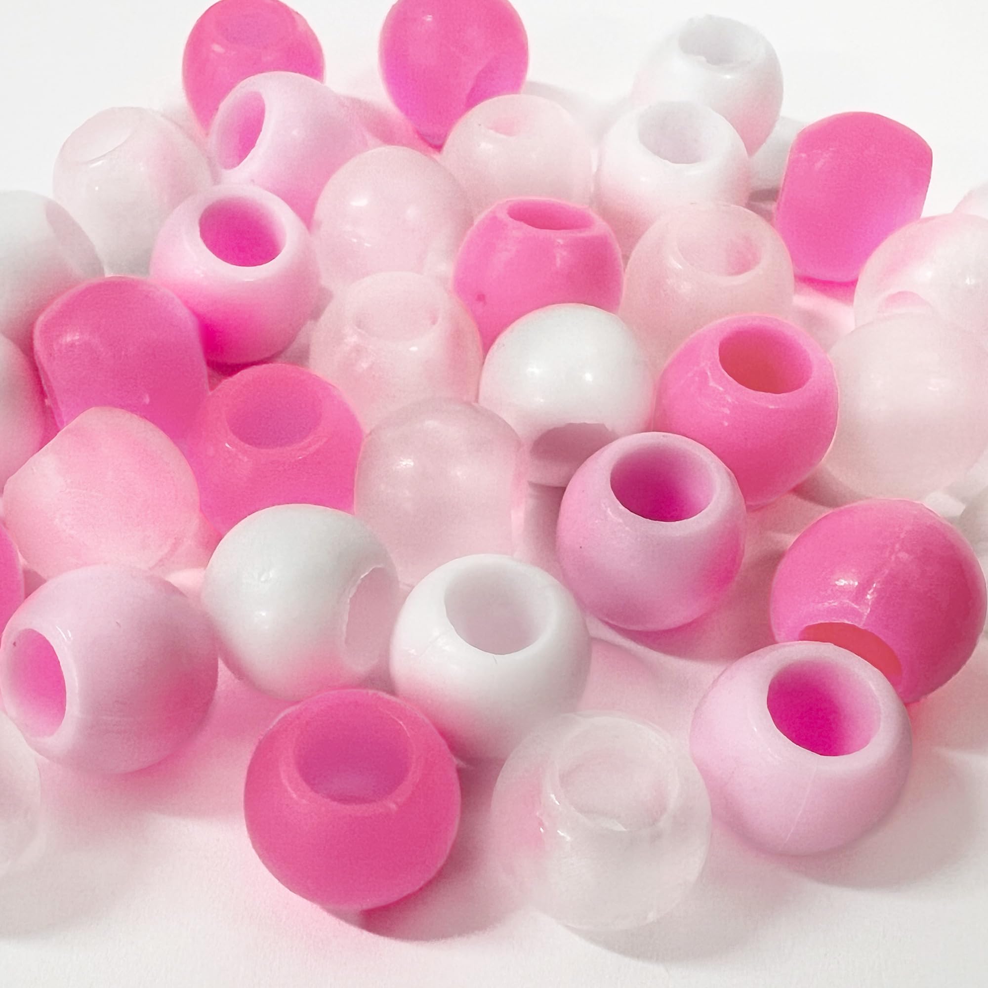 Donna Jellyish Silikon-Haarperlen 12mm - Weiche Perlen Für Kinderzöpfe Ohne Schmerzen