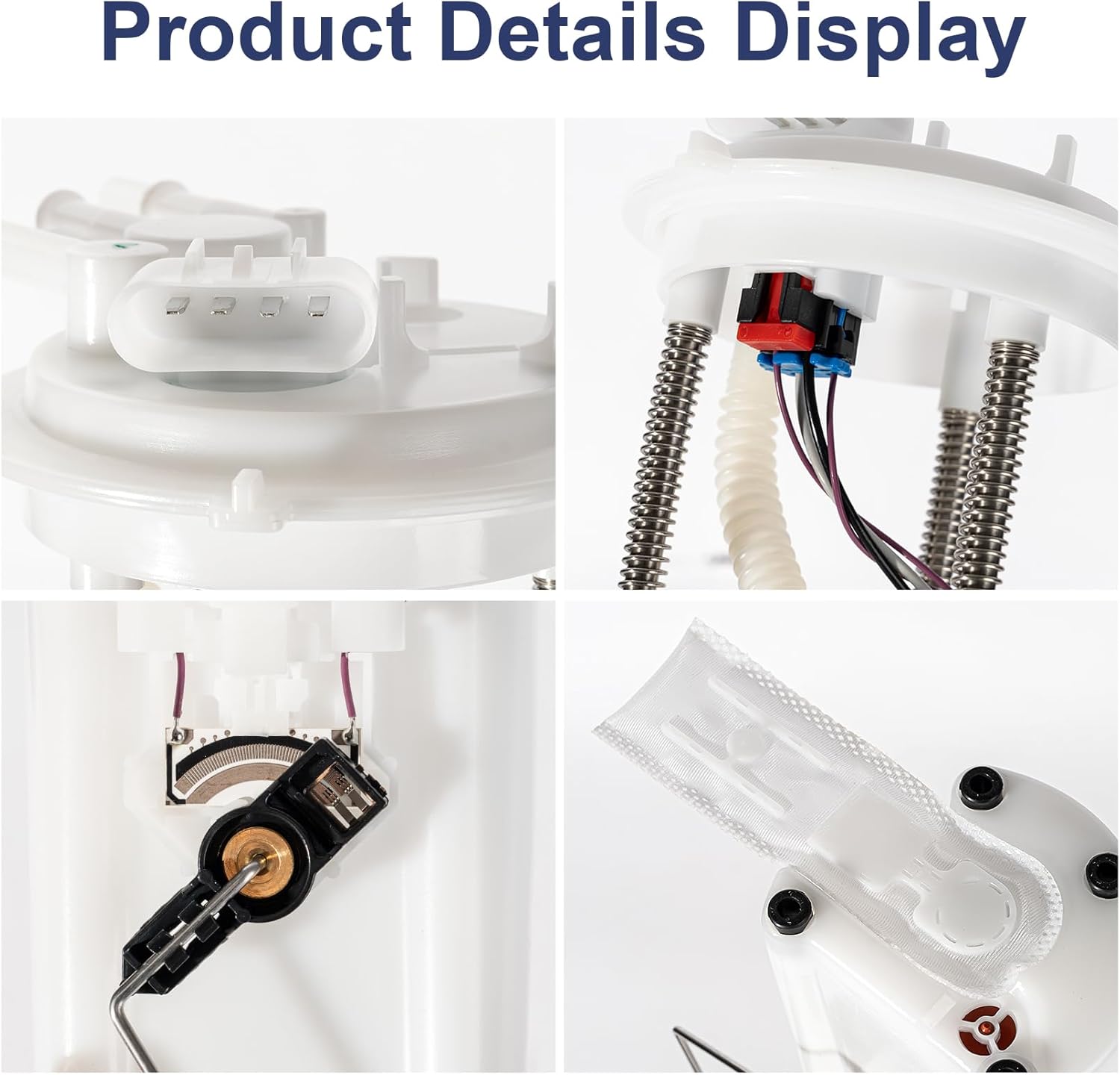 Electric Fuel Pump Assembly Compatible with 1997-2002 Chevy Express 1500 2500 3500 GMC Savana 1500 2500 3500 V8 4.3L 5.0L 5.7L 6.5L 7.4L 8.1L Replace E3966M VANBOL0120 with Sending Unit O-ring