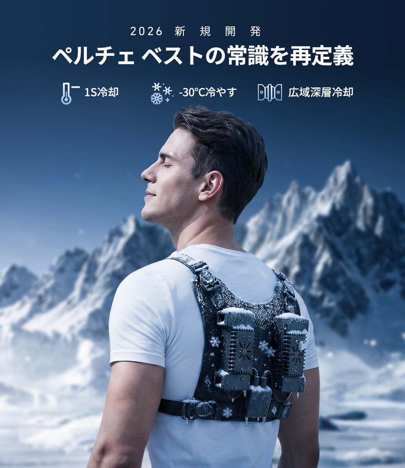 Amazon.co.jp: ペルチェ ベスト 【最大-30℃瞬間冷却・ 1秒瞬冷