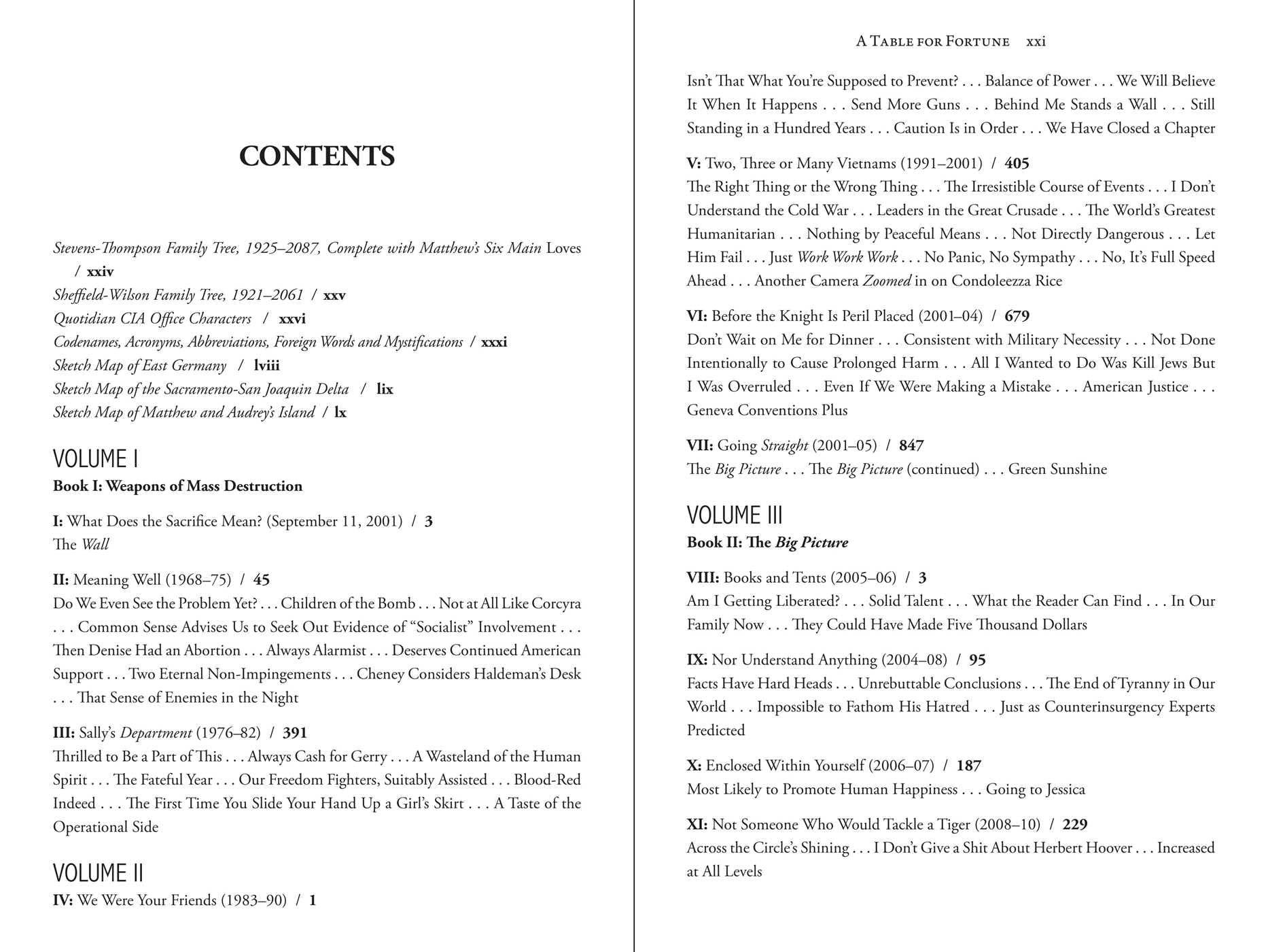 Table for Fortune: Box Set