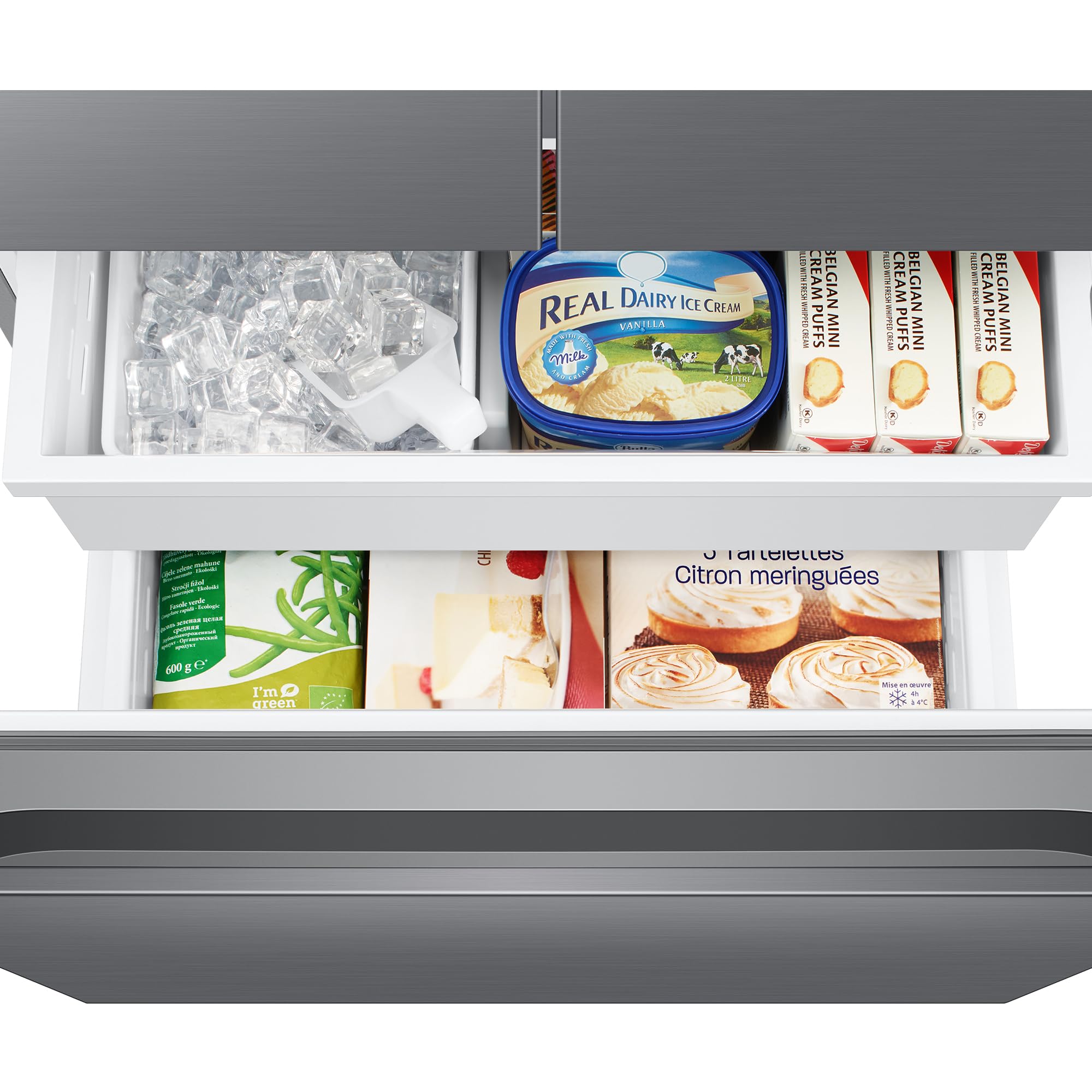 Samsung Frigorífico French Door AI 177.5cm Twin Cooling Plus™ 495L Clase E Inox RF50C530ES9/EF