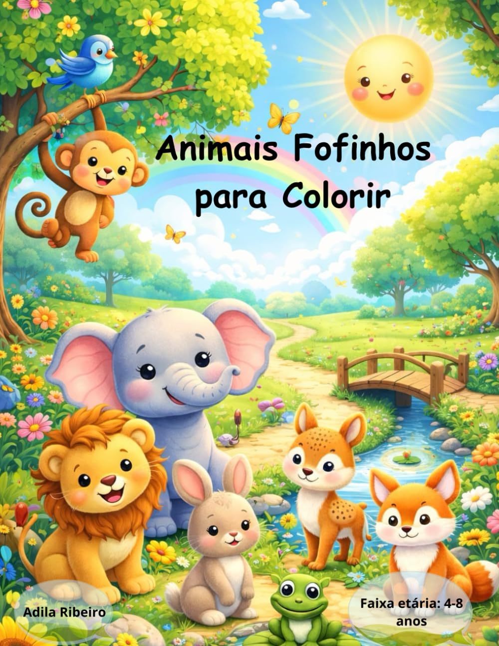 Animais Fofinhos para Colorir
