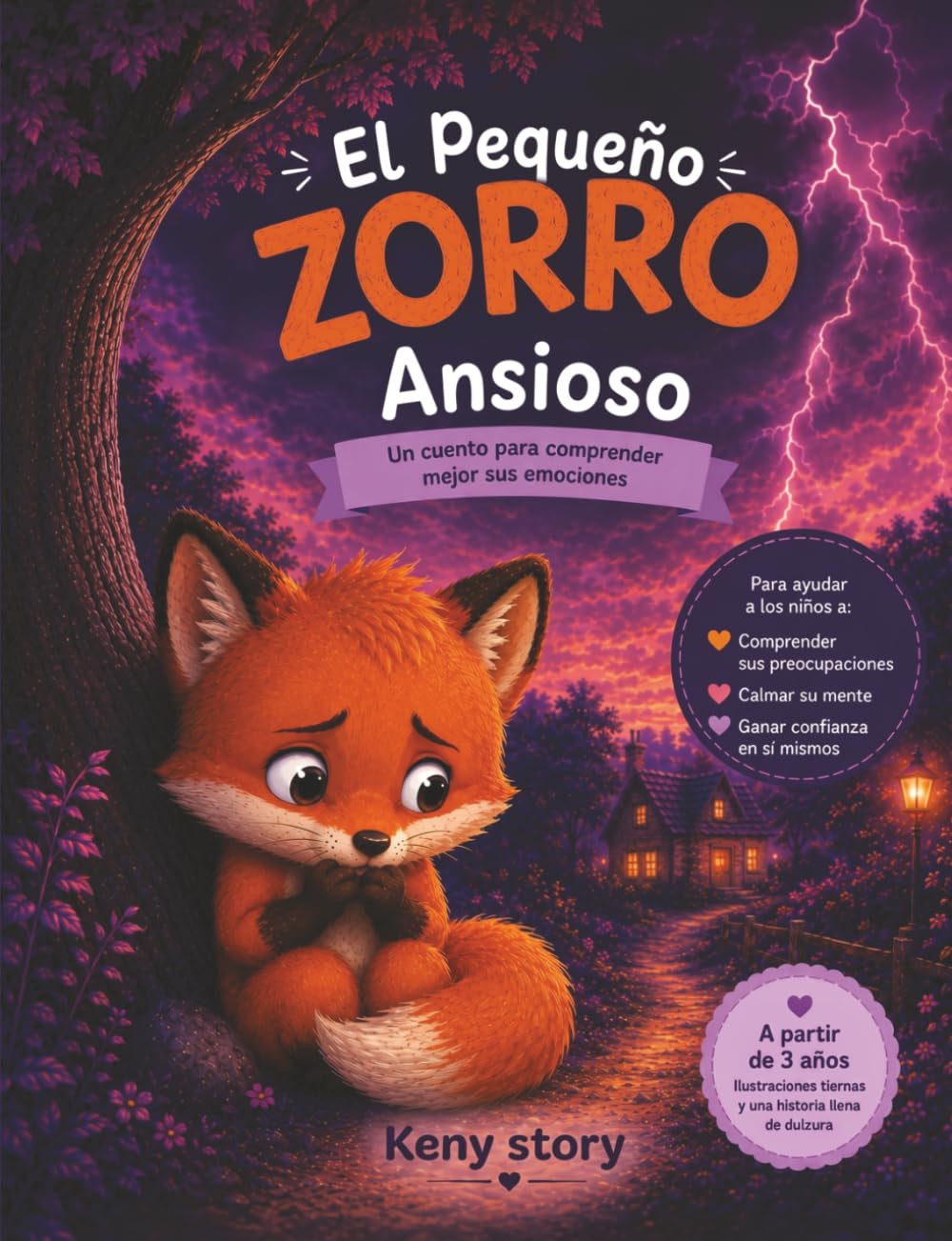 El pequeño zorro ansioso: La verdadera historia detrás del misterio: comprender la preocupación, reconocer las emociones, aprender a calmar la ... en uno mismo, ejercicios de respiración