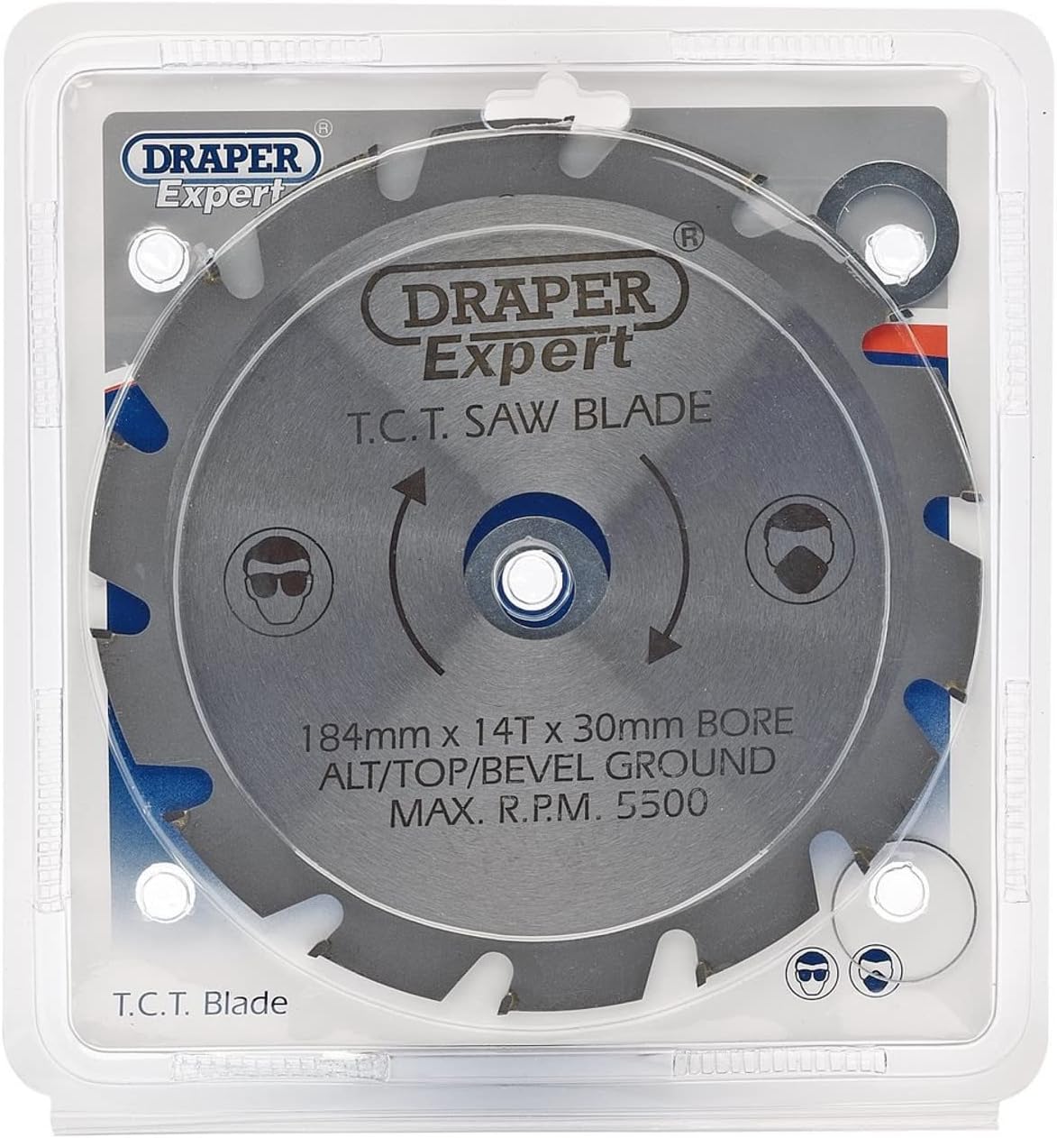 Draper 09497 TCT Nail Cutting Blade 184 x 30mm 14-Tooth