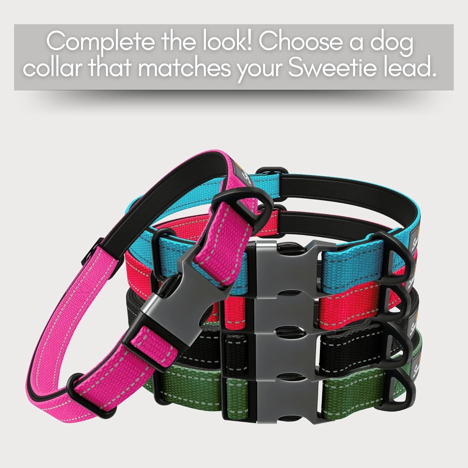 Sweetie Bungee Dog Lead - Shock Absorbing Leash that Softens Pulls & Stops – Neoprene Padded Loop & Traffic Handles for Extra Comfort - Reflective for Safer Night Walking 10 719vjLpK+wL. AC SL1500
