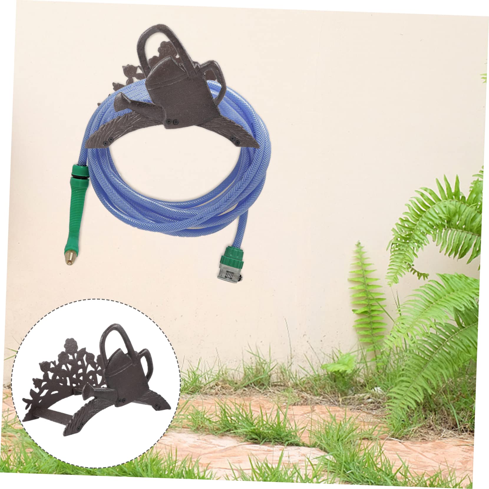 Gancho de Hierro Fundido para Manguera de Agua, Soporte