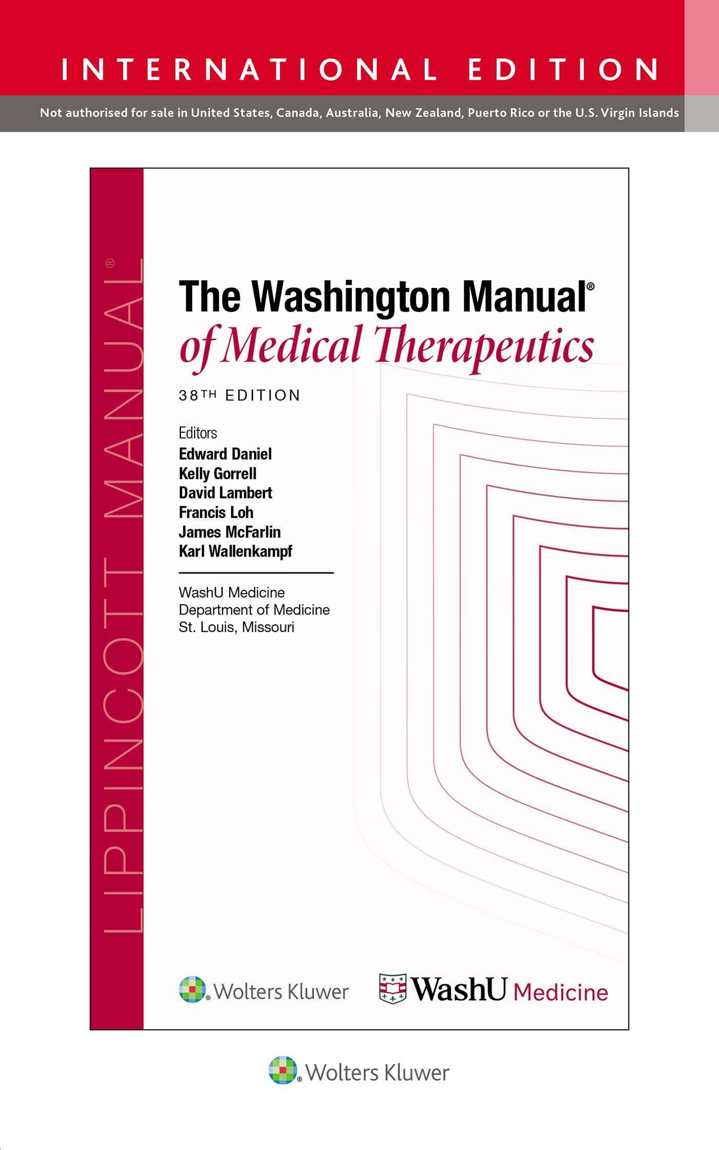 Washington Manual of Medical Therapeutics