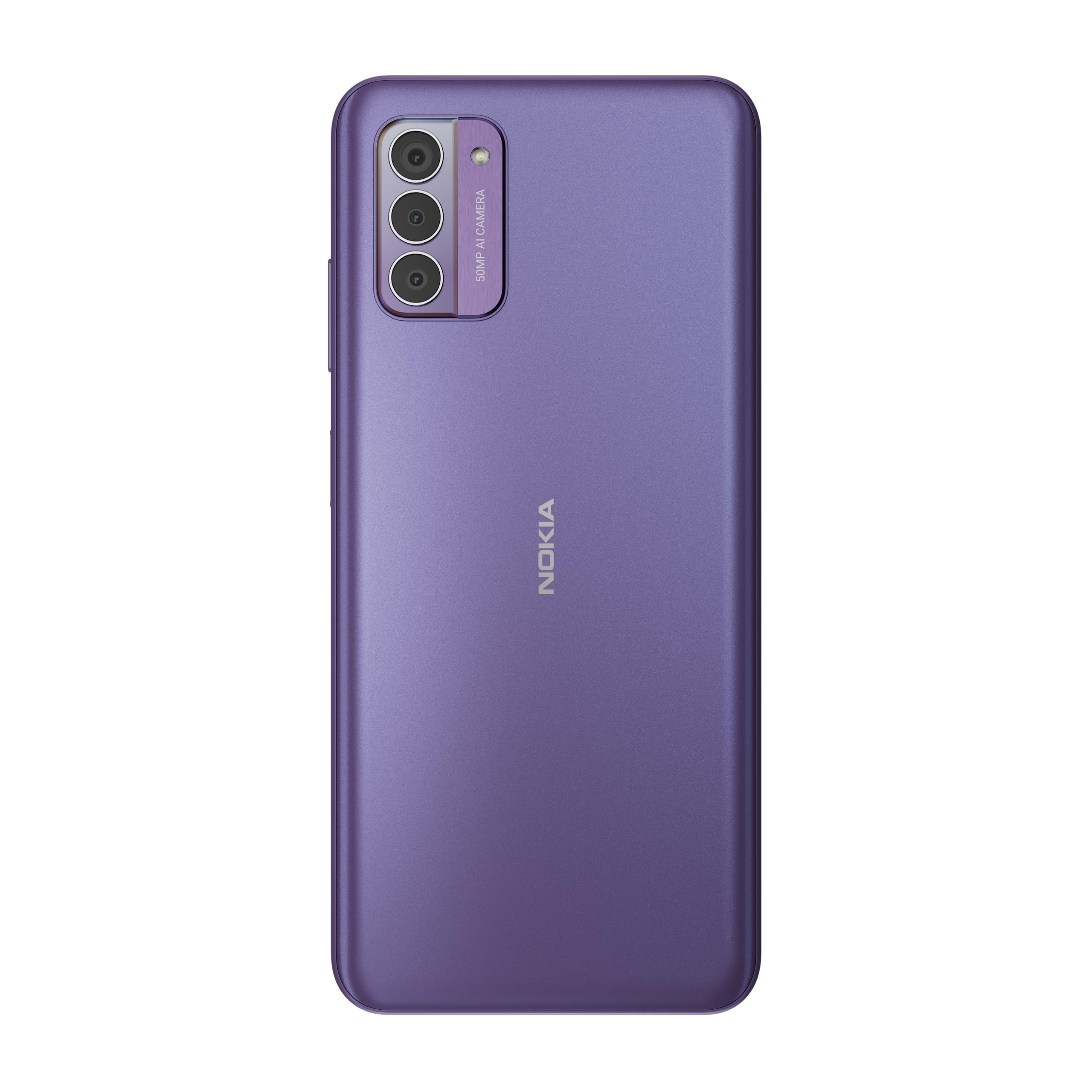 Nokia G42 Smartphone 5G 128GB, RAM 6GB espand. 11GB, Tripla Camera 50 Mp, Display HD+ 20:9 90Hz da 6.56″, Android 13, Batteria da 5000 mAh, Dual Sim, Purple, versione con cavo USB Type-C aggiuntivo