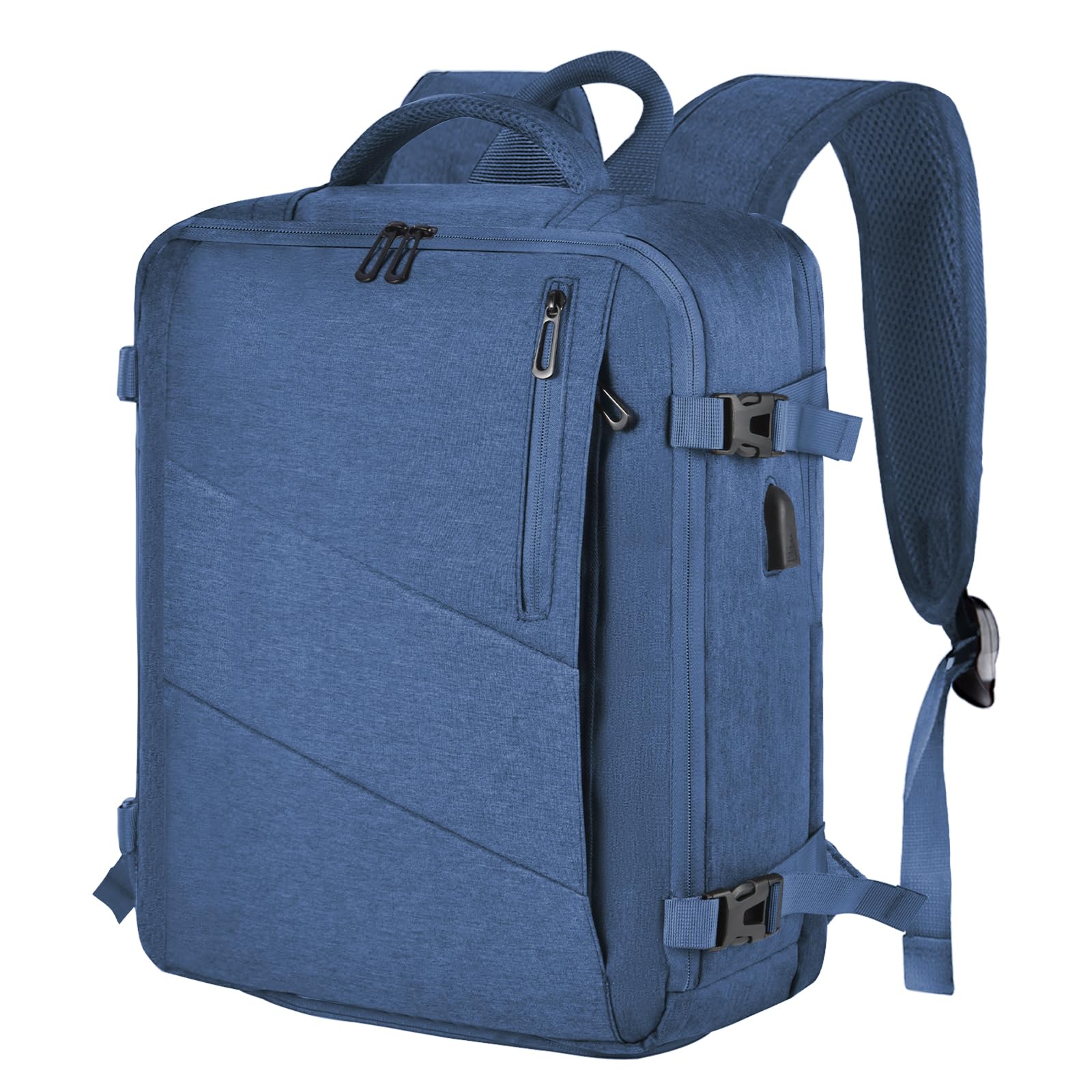 Handgepäck Reiserucksack 45x36x20 für Easyjet, Rucksack Travel Backpack Wasserdichter Tagesrucksack Schultasche Wanderrucksack (Blau)