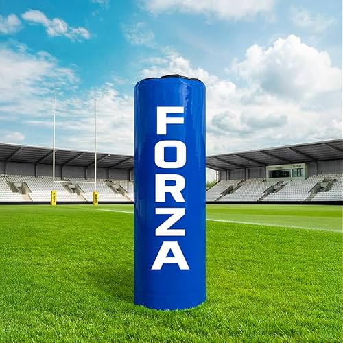FORZA Full-Height Rugby Tackle Bag, Blue, Mini, No Ring
