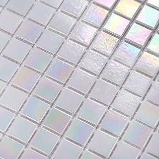 11.5sqft Iridescent Tiles for Bathroom Floor and Wall, Kitchen Backsplas...