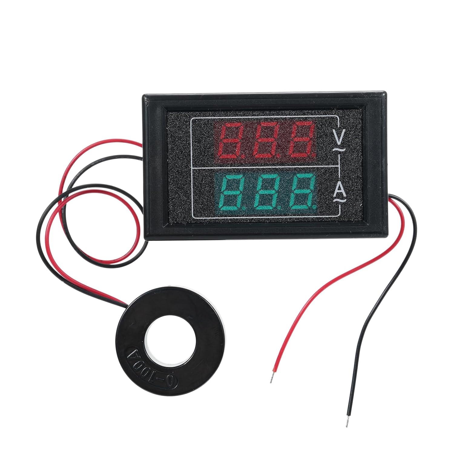 Cyfrowy Multimetr AC 60-500V 100A Volt Miernik z Transformatorem Prądem 2 w 1 Miernika Woltometru Mini-amperomierza dla Uniwersalnych Akcesoriów Samochodowych Wymiana Mierników