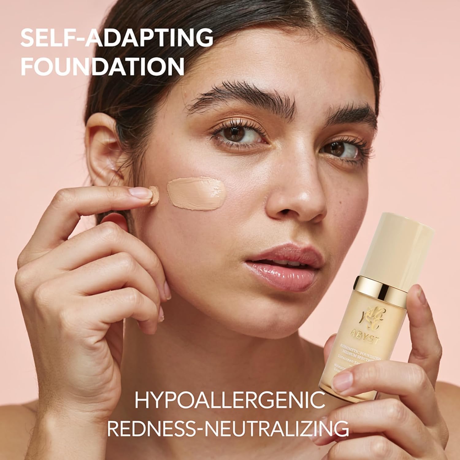 4-in-1 Color Changing Foundation with SPF 50 - Adapts to & Matches Skin Tone, Korean-Inspired Formula with Sunscreen, Adaptive Makeup Base (#2 Neutral) - Image 5