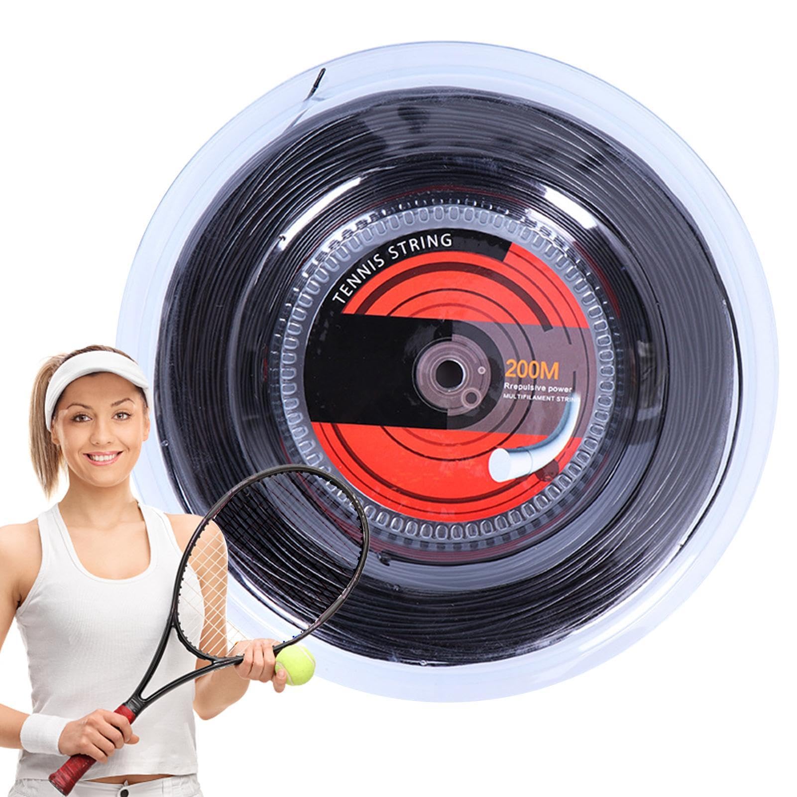 Mulinello per racchette da tennis, corda per racchetta da tennis, monofilamento da tennis, corda multifilamento per racchette da tennis, corda multifilamento per gli appassionati di tennis