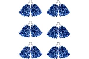 12-24 Pack Hooshing Blue Pom Poms Cheerleading Poms