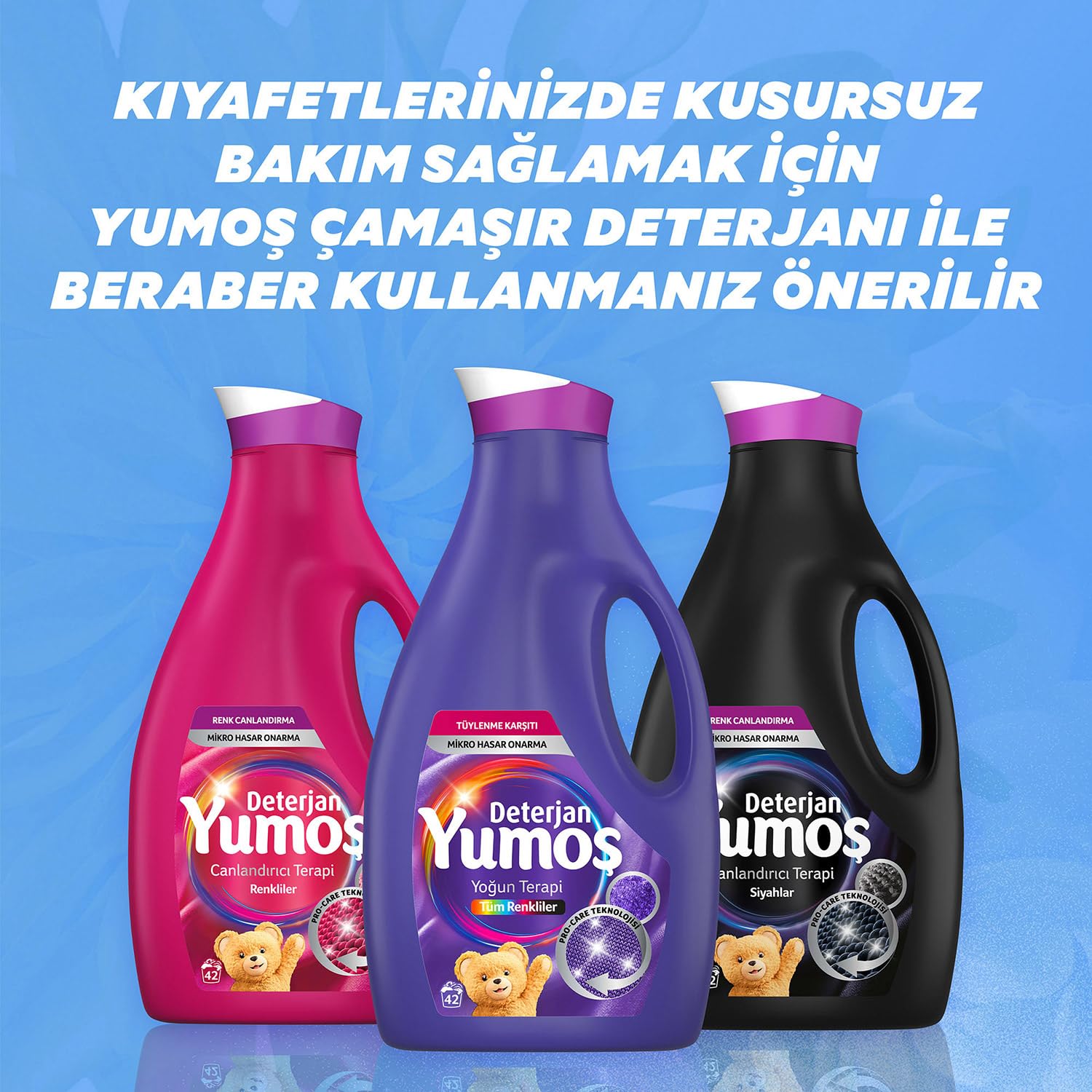 Yumoş Çamaşır Yumuşatıcısı Bahar Tazeliği 5 L (4 paketi)