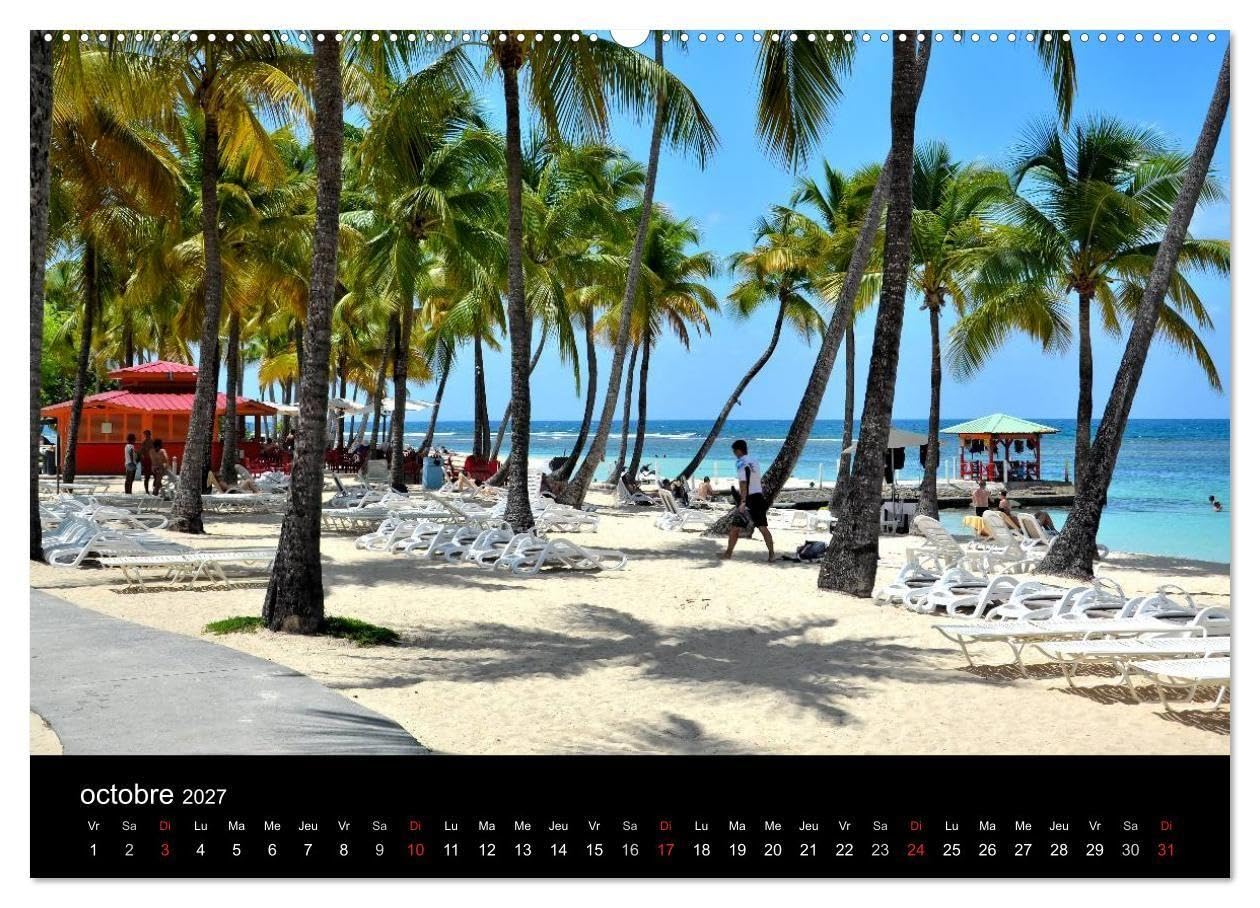 Paysages de Guadeloupe (Calendrier mural haut de gamme 2027 DIN A2 vertical), CALVENDO calendrier mensuel: Un lieu paradisiaque à découvrir